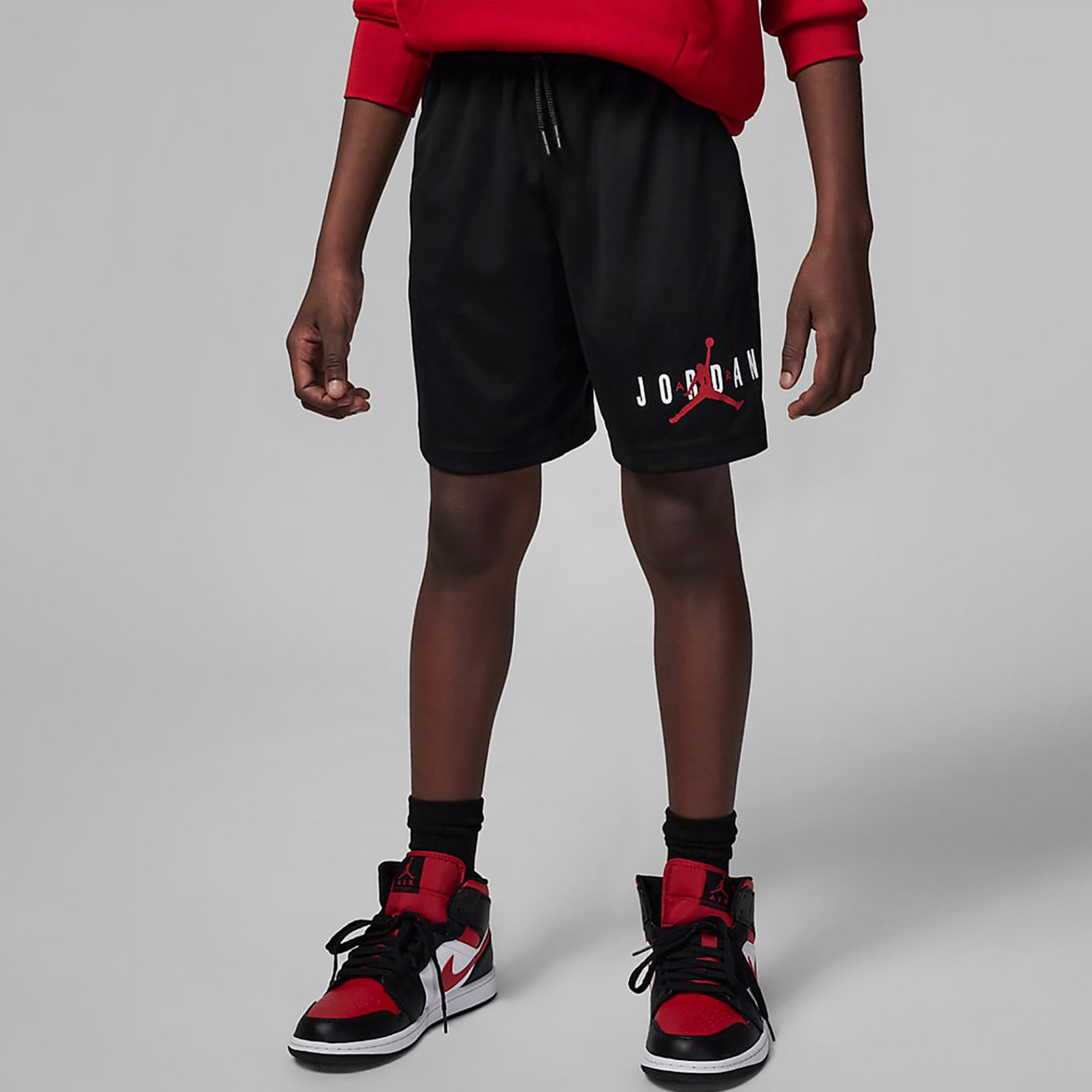 Jordan Essentials Graphic Mesh Basic Çocuk Siyah Şort