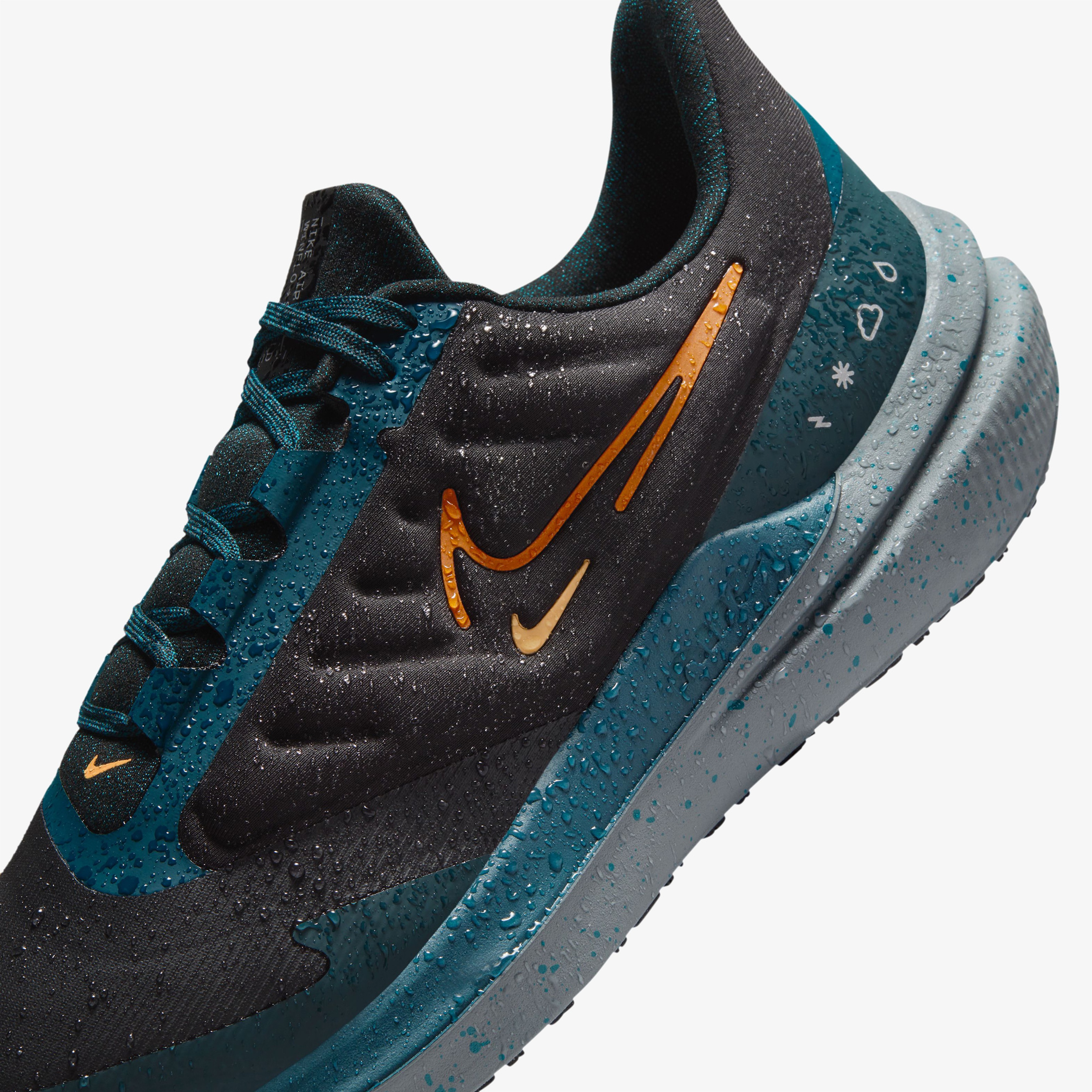 Nike Air Winflo 9 Shield Erkek Siyah Spor Ayakkabı