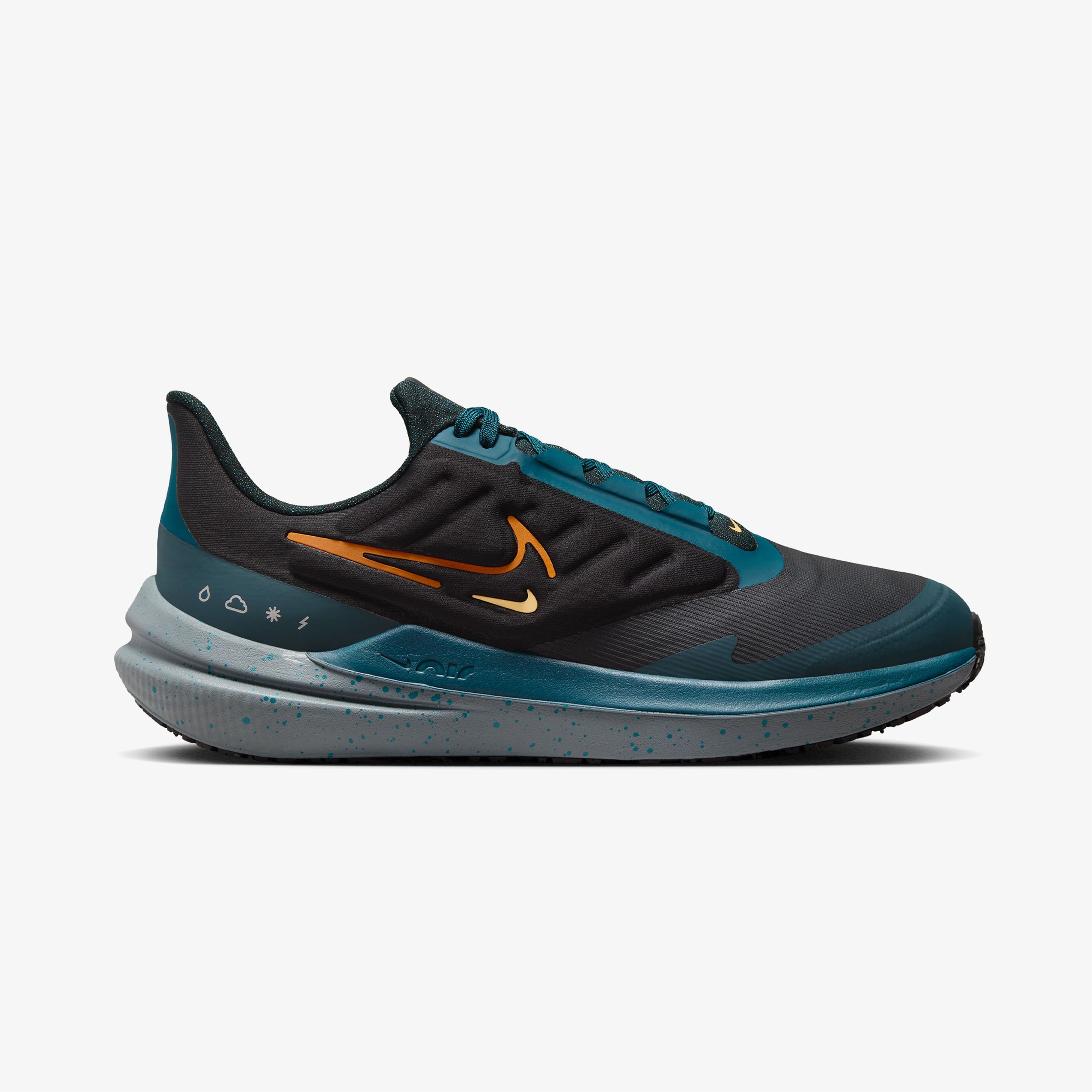 Nike Air Winflo 9 Shield Erkek Siyah Spor Ayakkabı