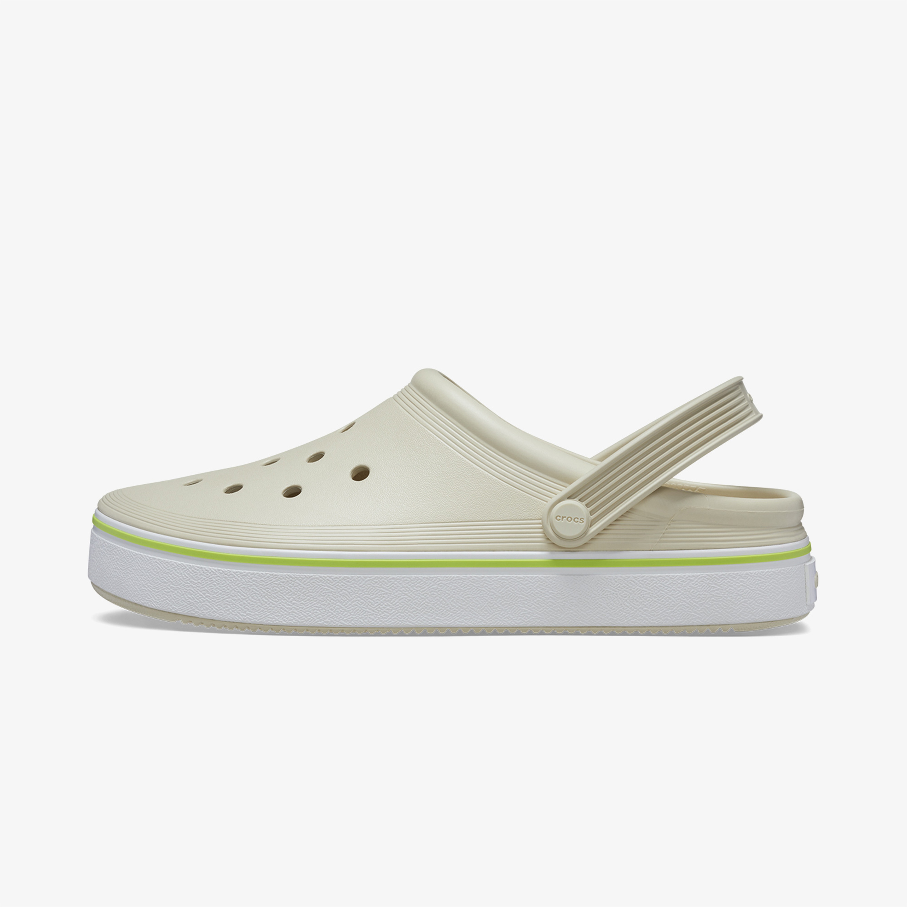 Crocs Off Court Kadın Krem Terlik