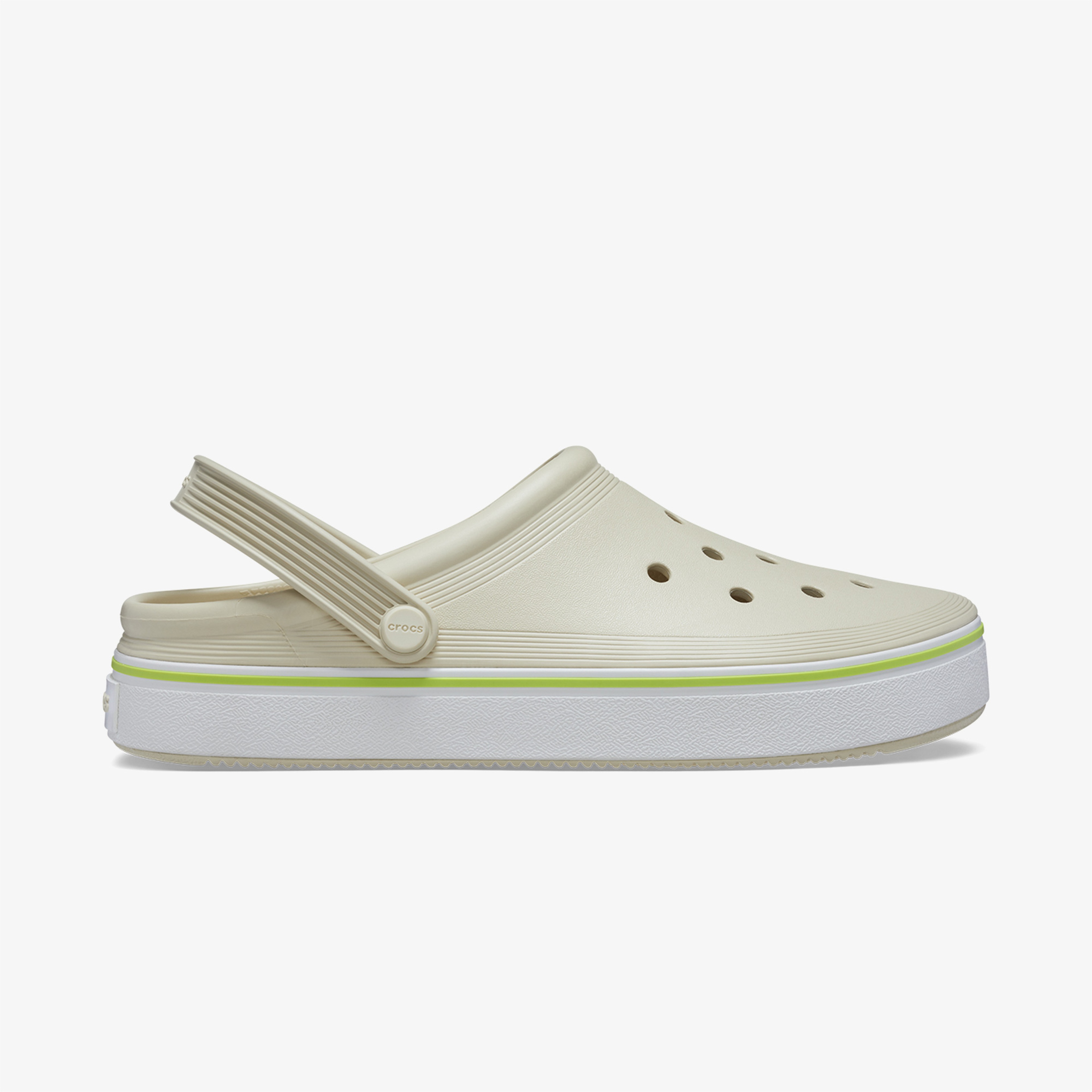 Crocs Off Court Kadın Krem Terlik