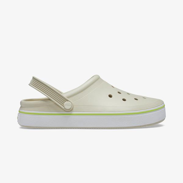 Crocs Off Court Kadın Krem Terlik