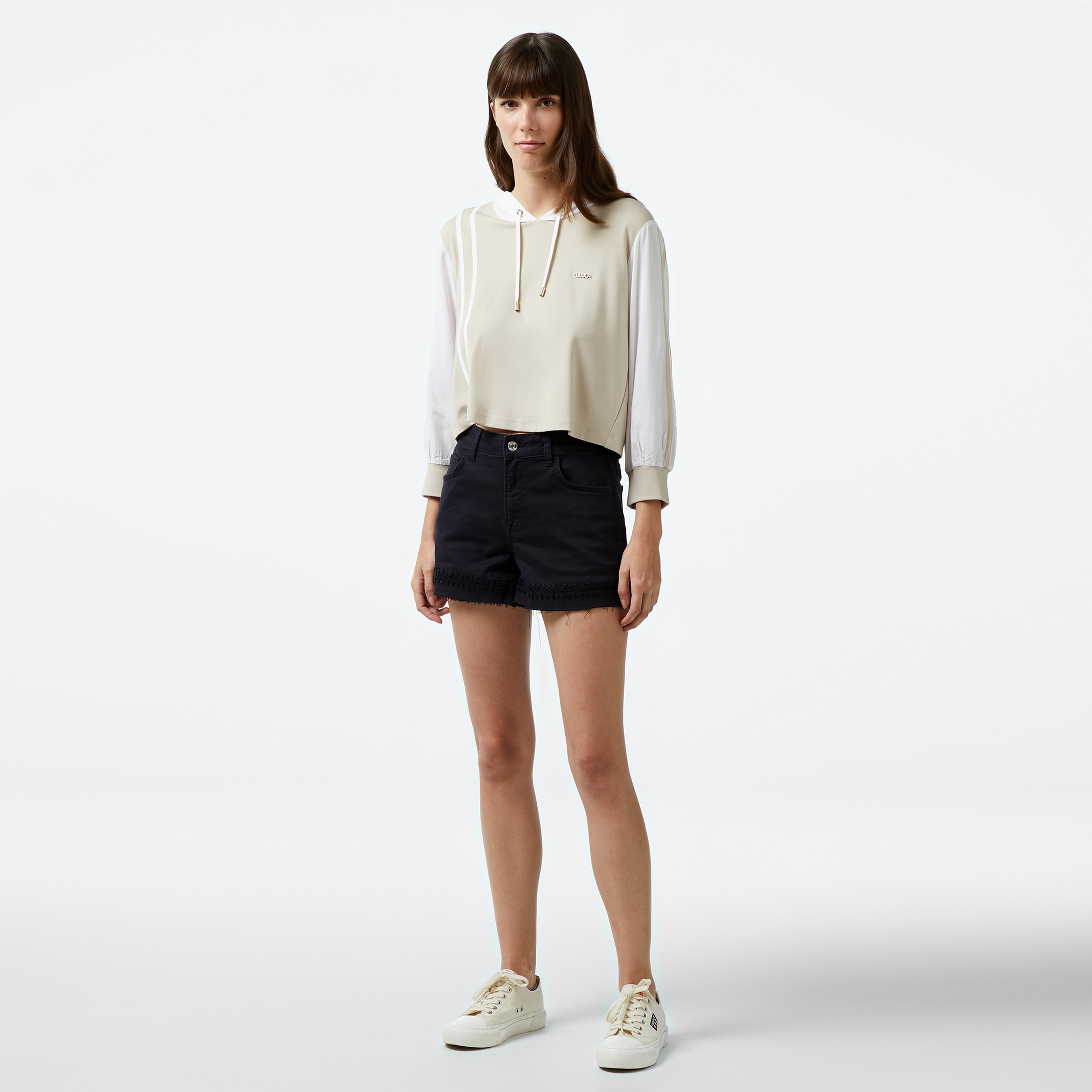 Liu Jo Kadın Bej Sweatshirt