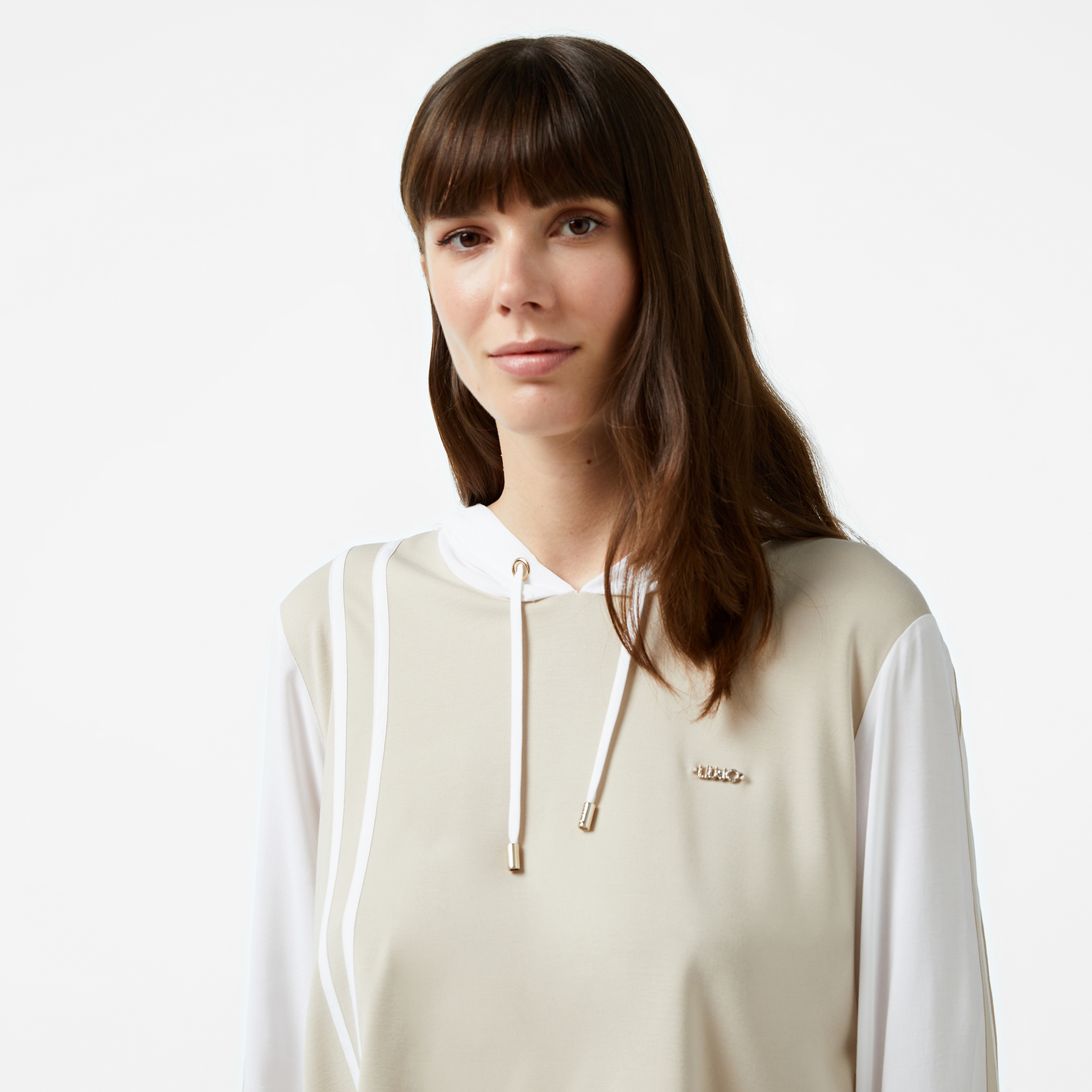 Liu Jo Kadın Bej Sweatshirt