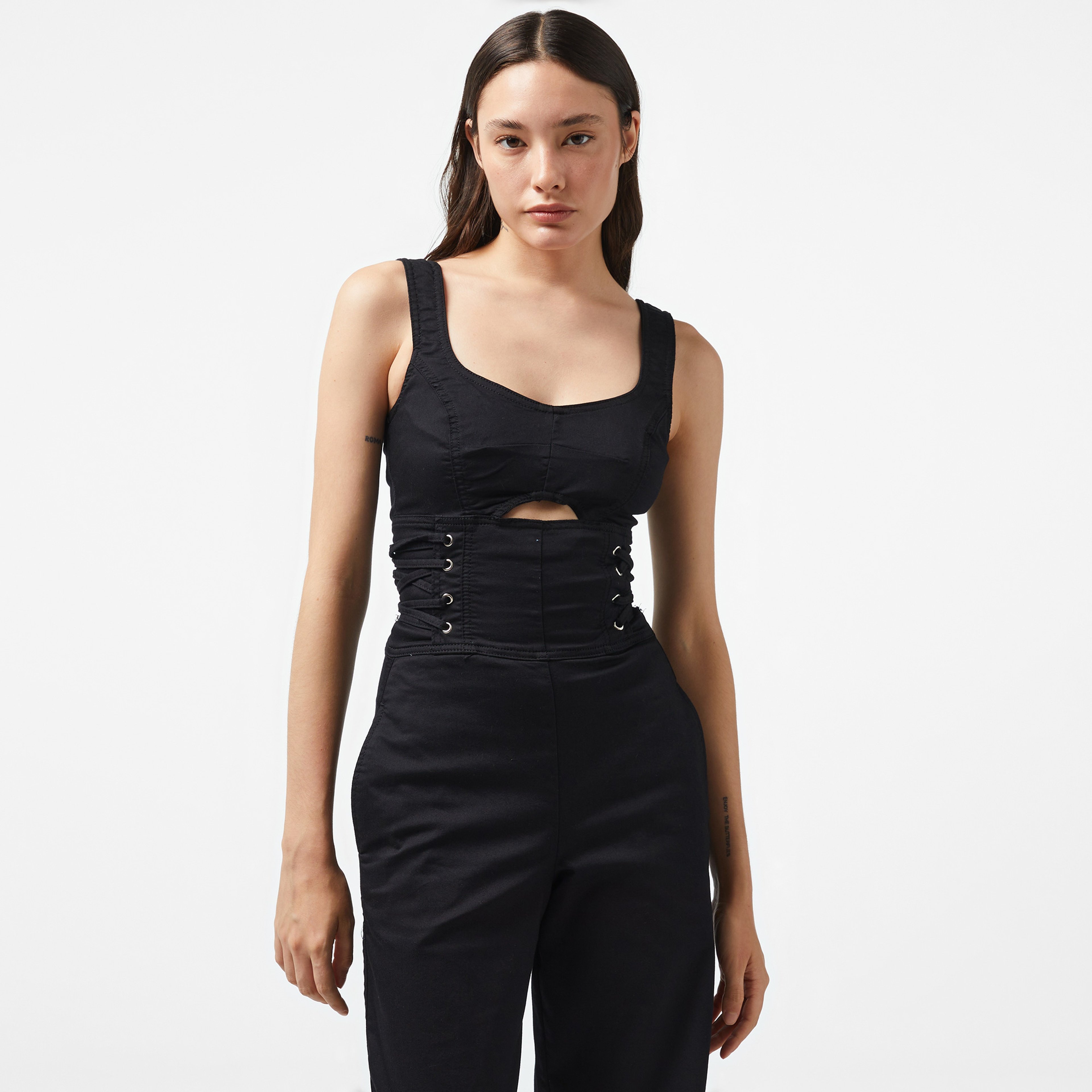 Liu Jo Kadın Siyah Tulum