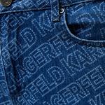 Karl Lagerfeld Kadın Mavi Pantolon