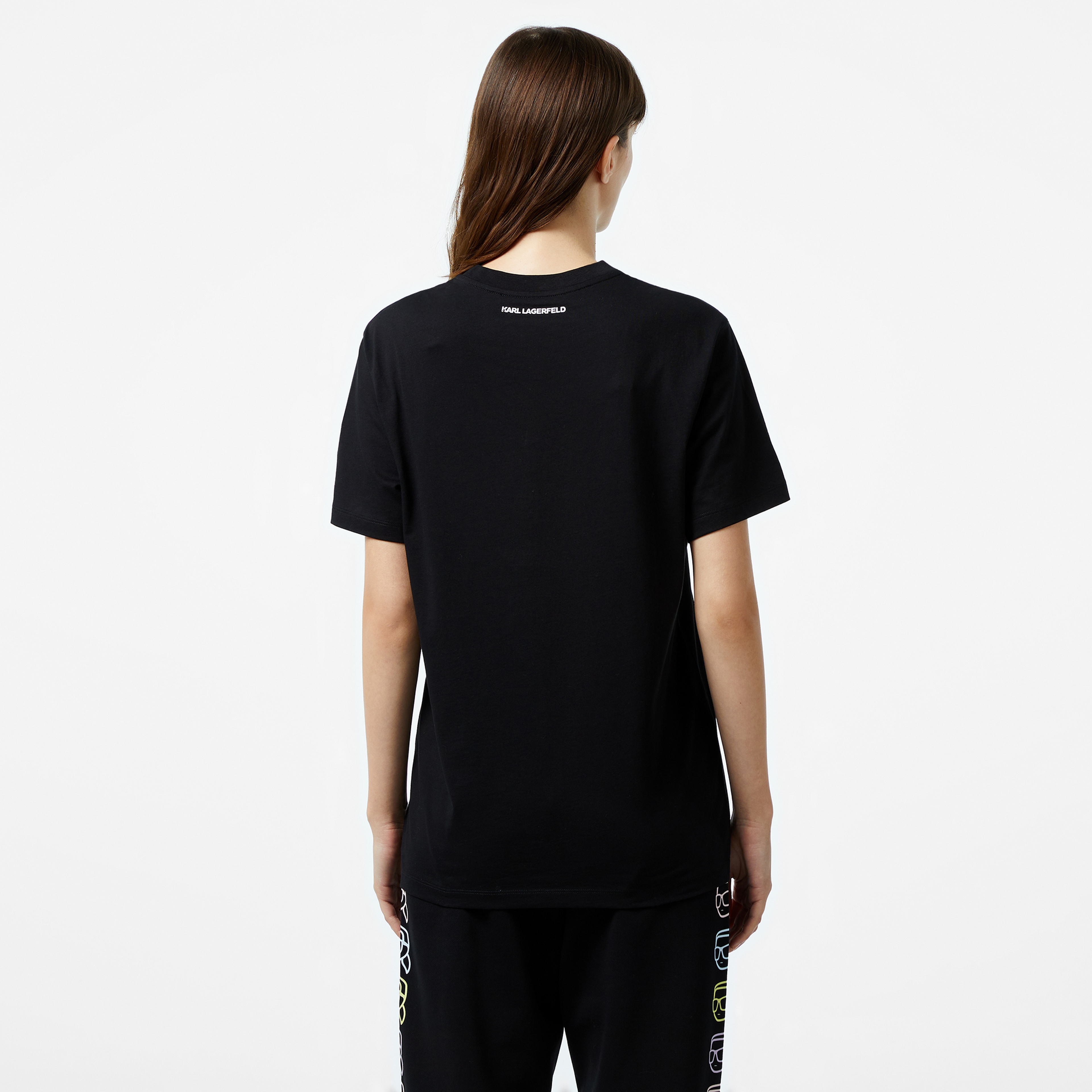Karl Lagerfeld Kadın Siyah T-Shirt
