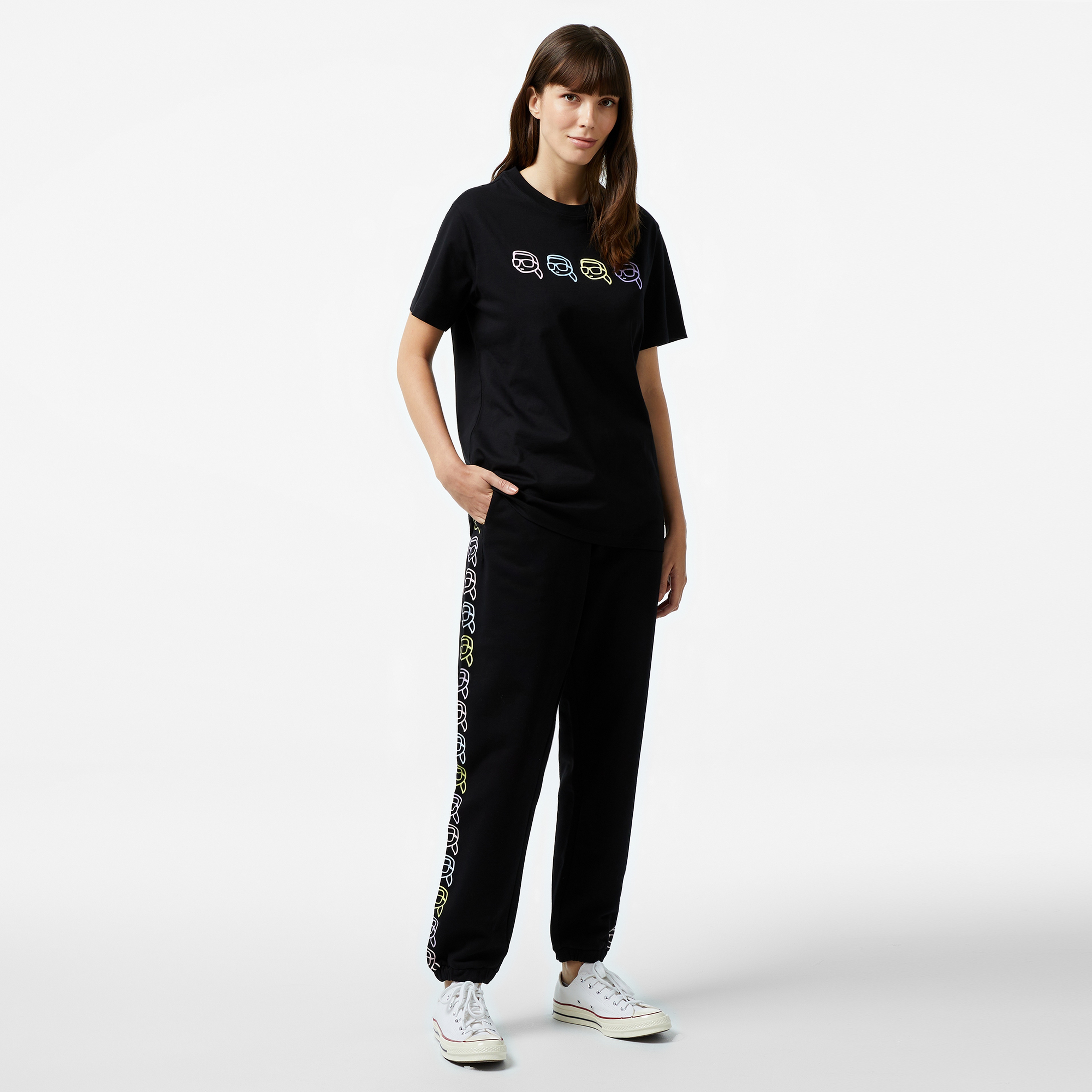 Karl Lagerfeld Kadın Siyah Eşofman Altı