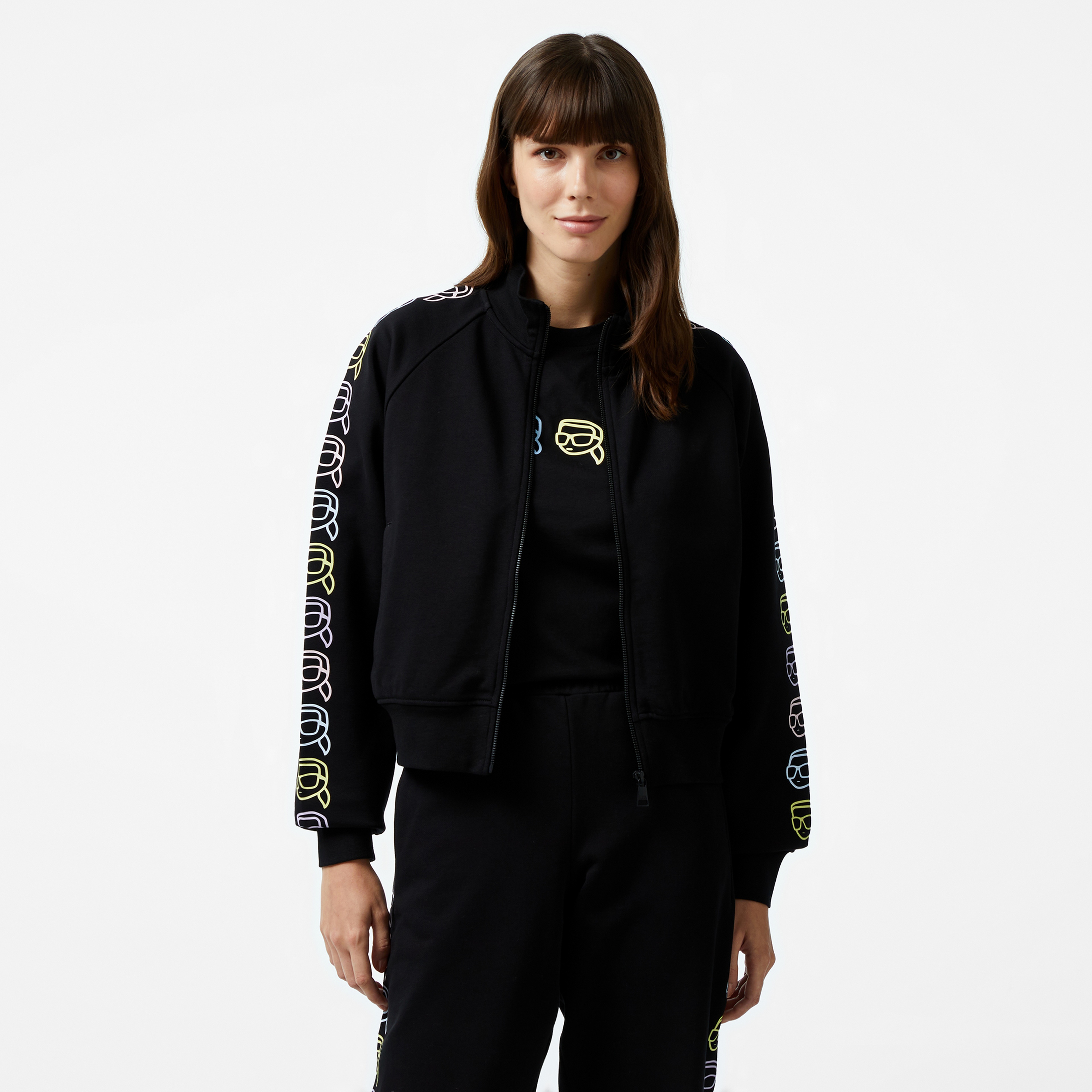 Karl Lagerfeld Kadın Siyah Sweatshirt