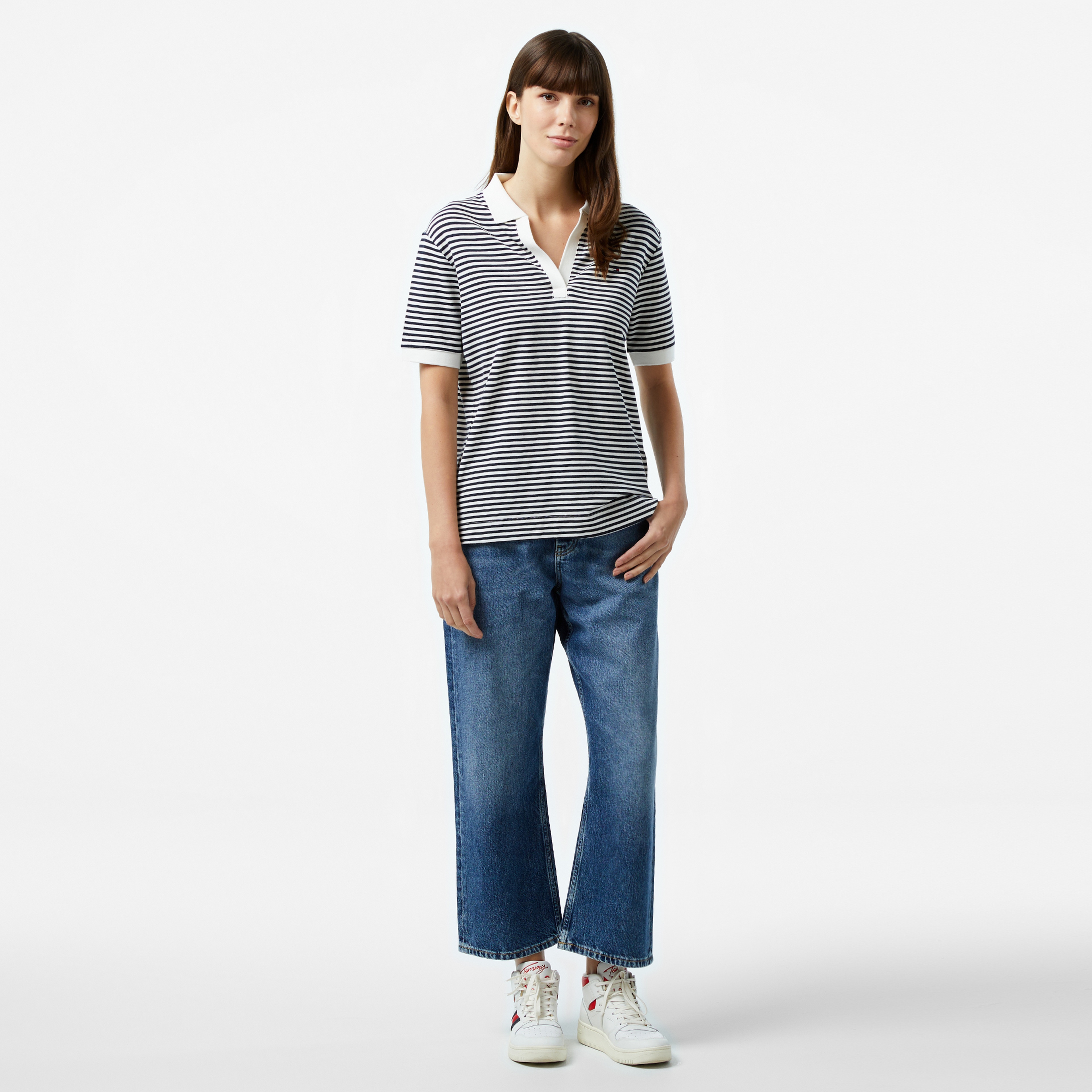 Tommy Hilfiger Kadın Beyaz Polo