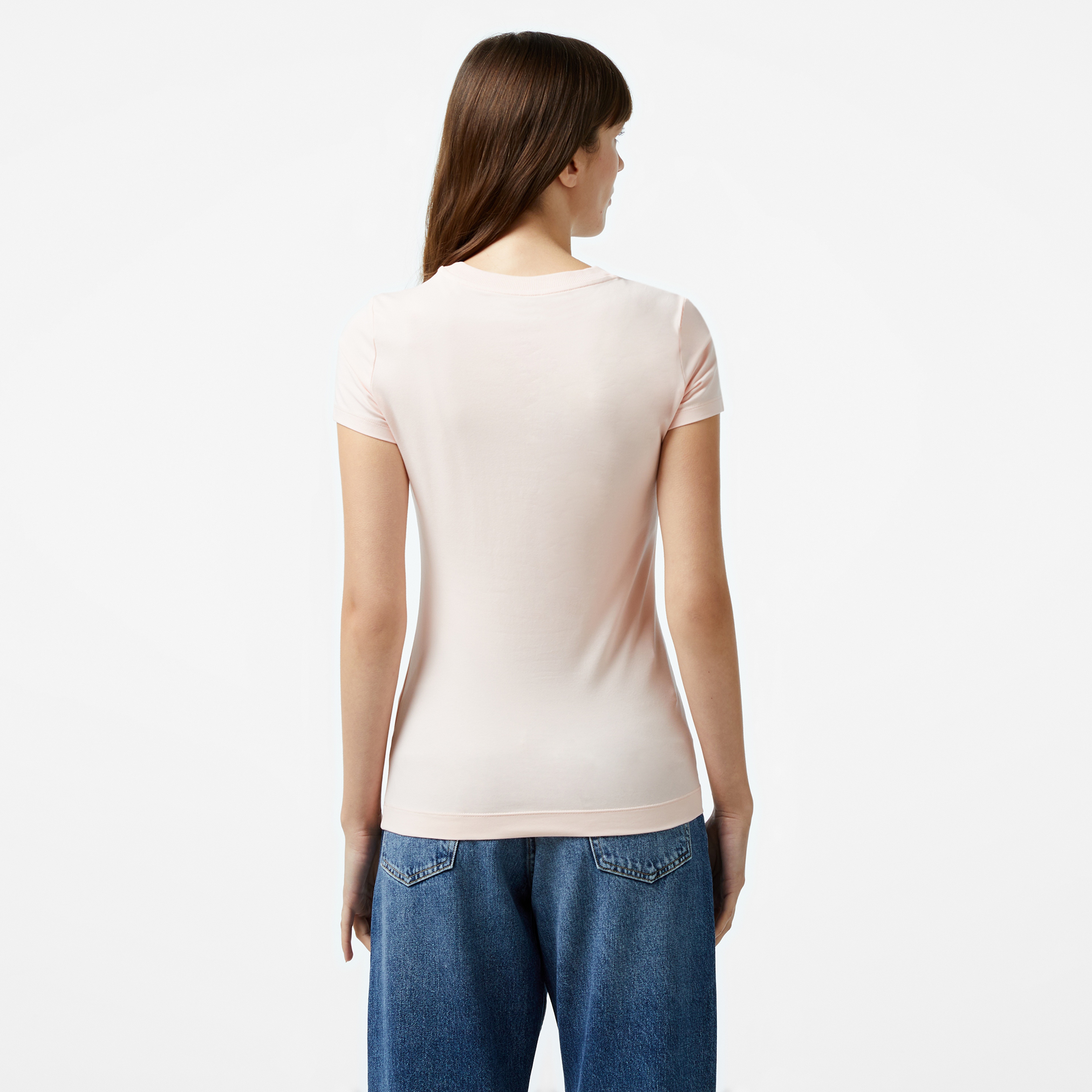 Guess Kadın Pembe Tshirt