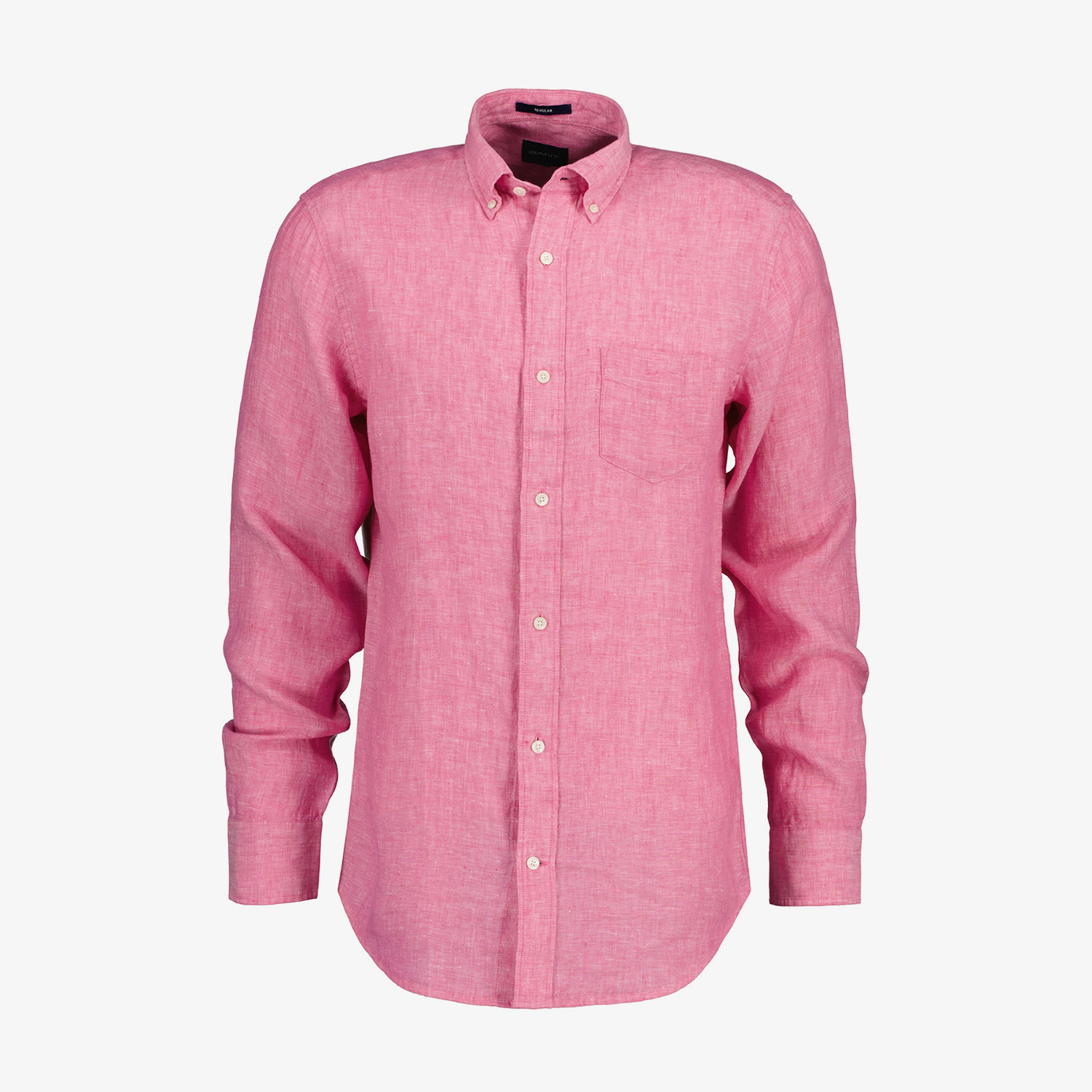 GANT Erkek Pembe Regular Fit Keten Gömlek