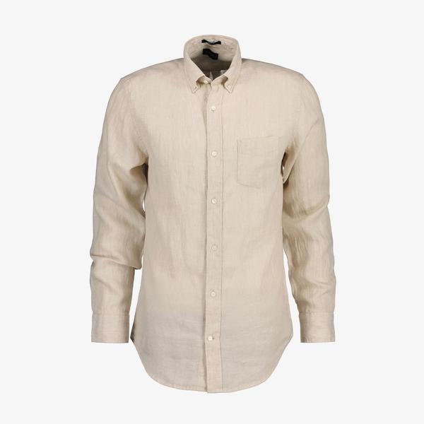 GANT Erkek Bej Regular Fit Keten Gömlek