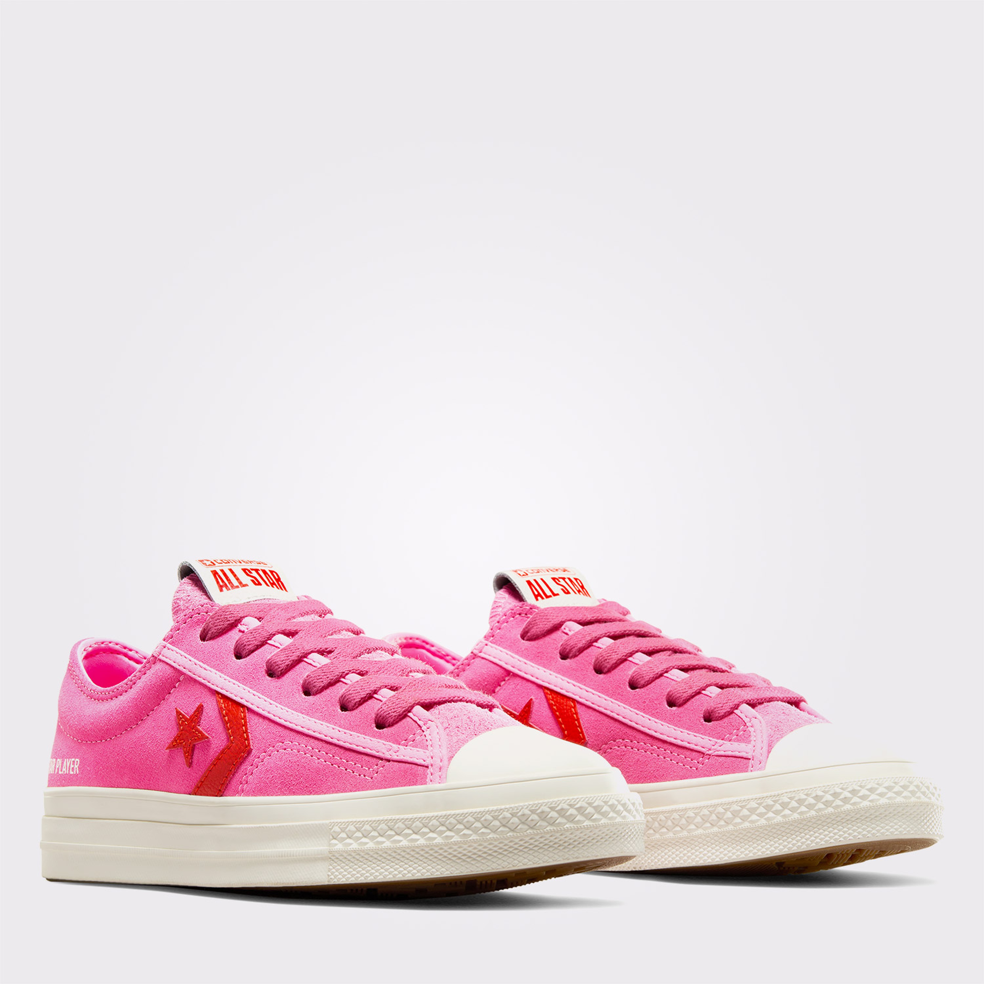 Converse Star Player 76 Suede Erkek Pembe Sneaker