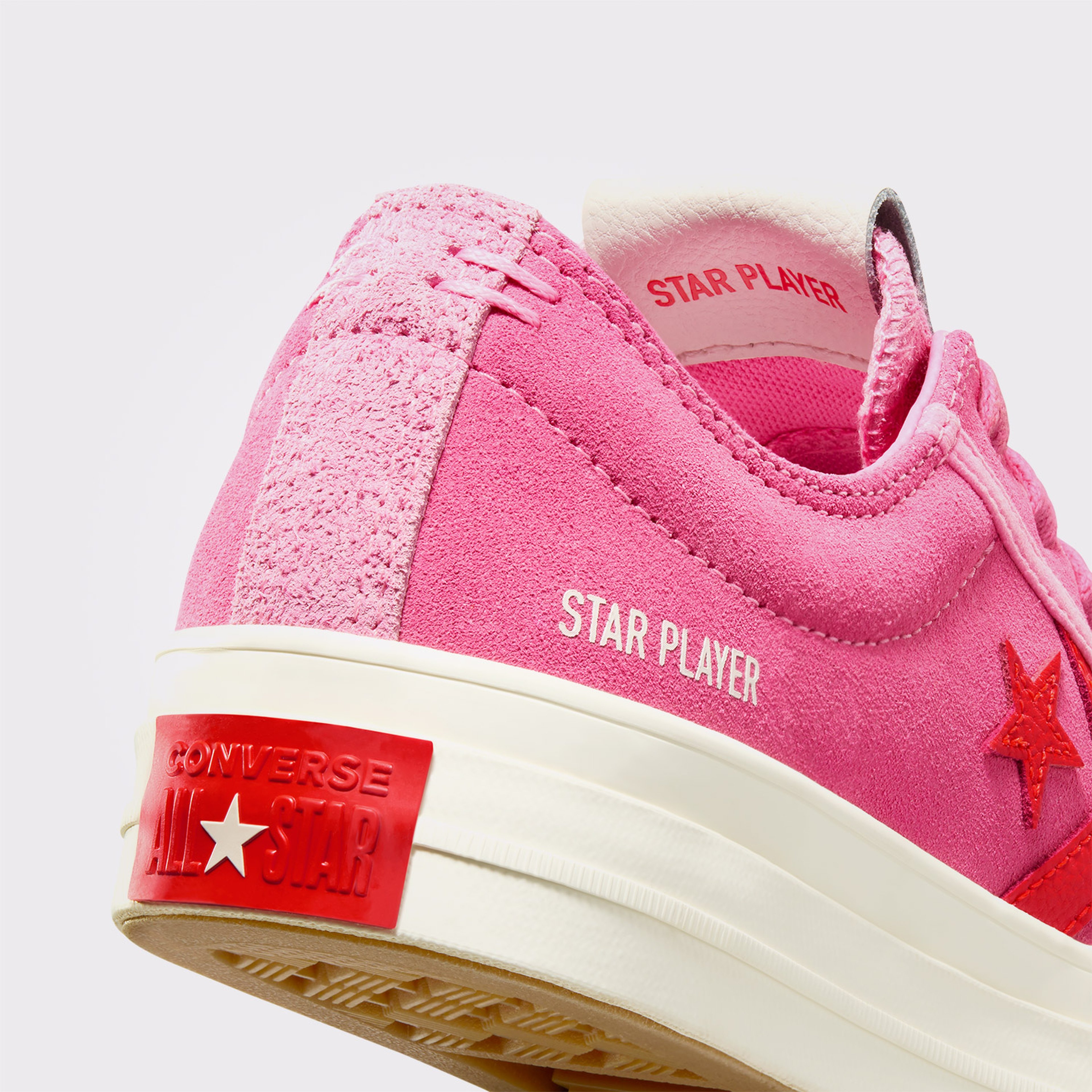 Converse Star Player 76 Suede Erkek Pembe Sneaker