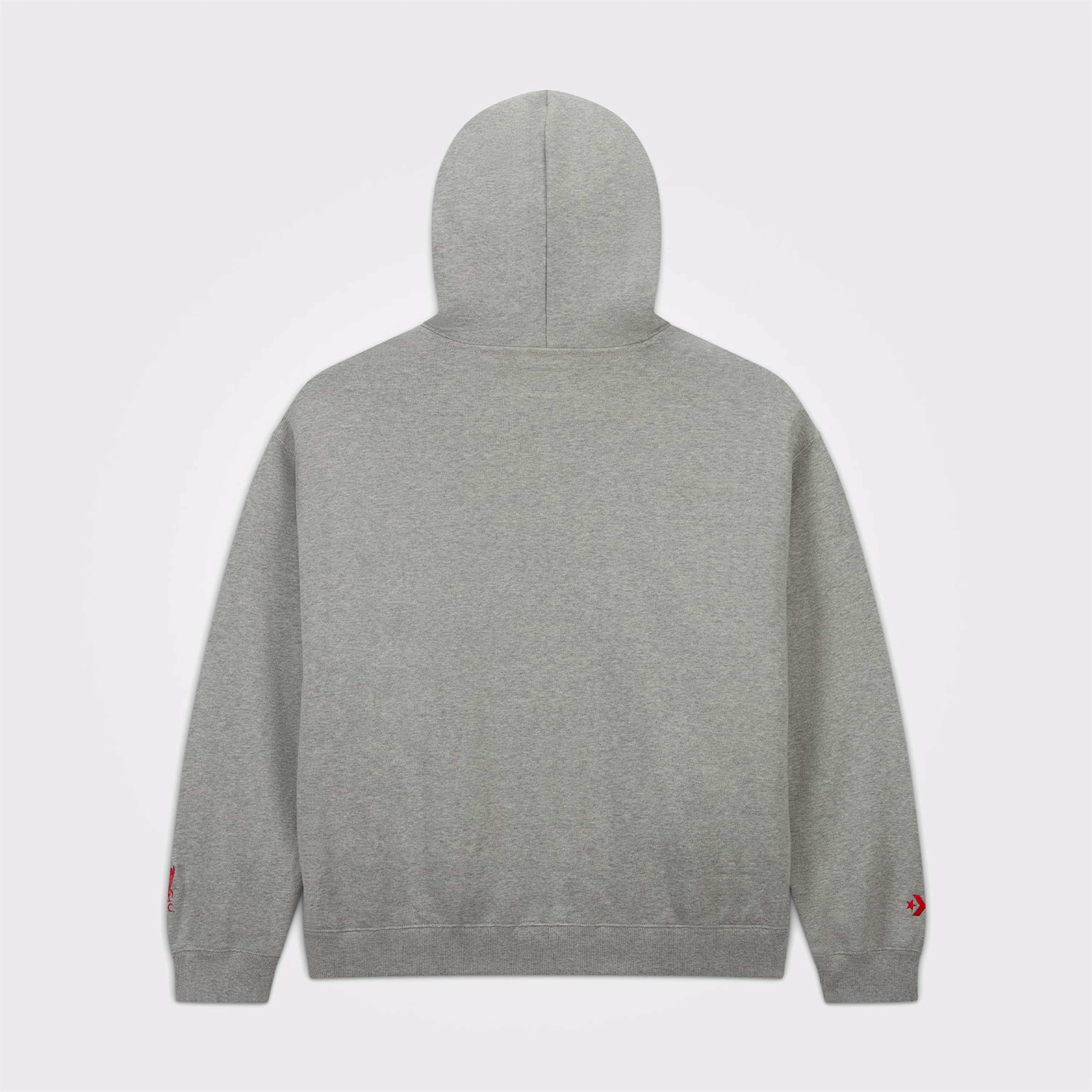 Converse x LFC Unisex Gri Hoodie