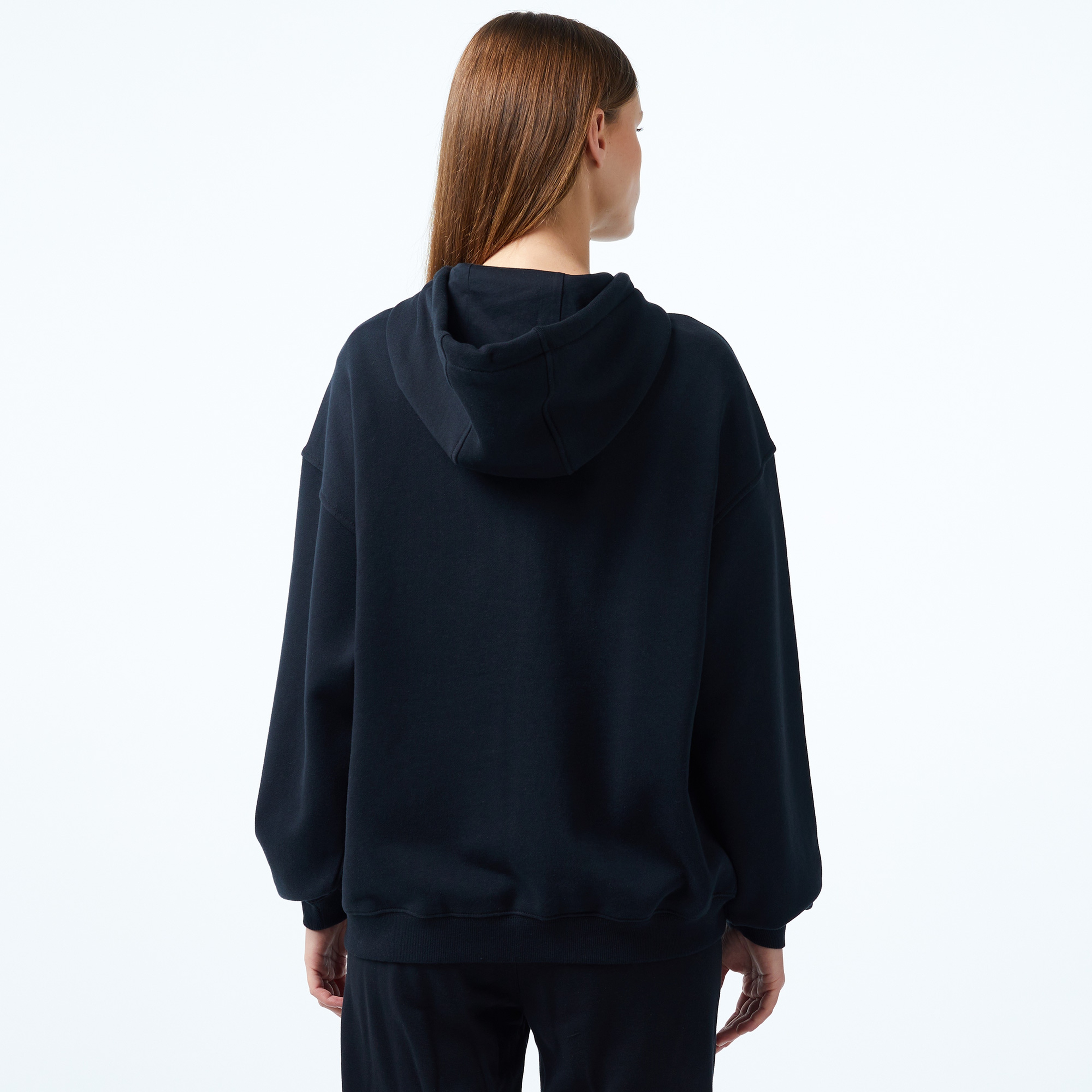 Converse x LFC Fermuarlı Unisex Siyah Hoodie