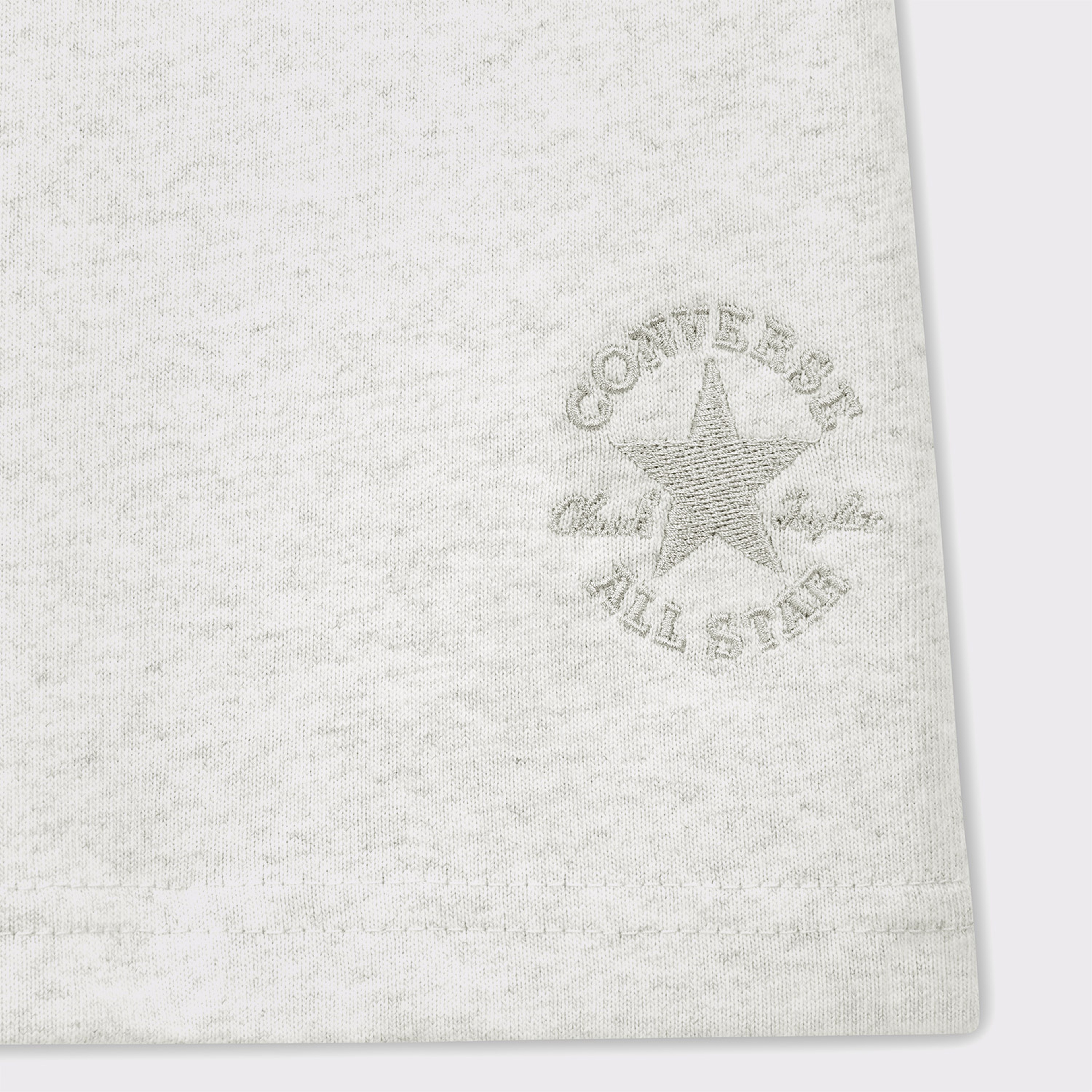 Converse Unisex Loose Fit Gri T-Shirt