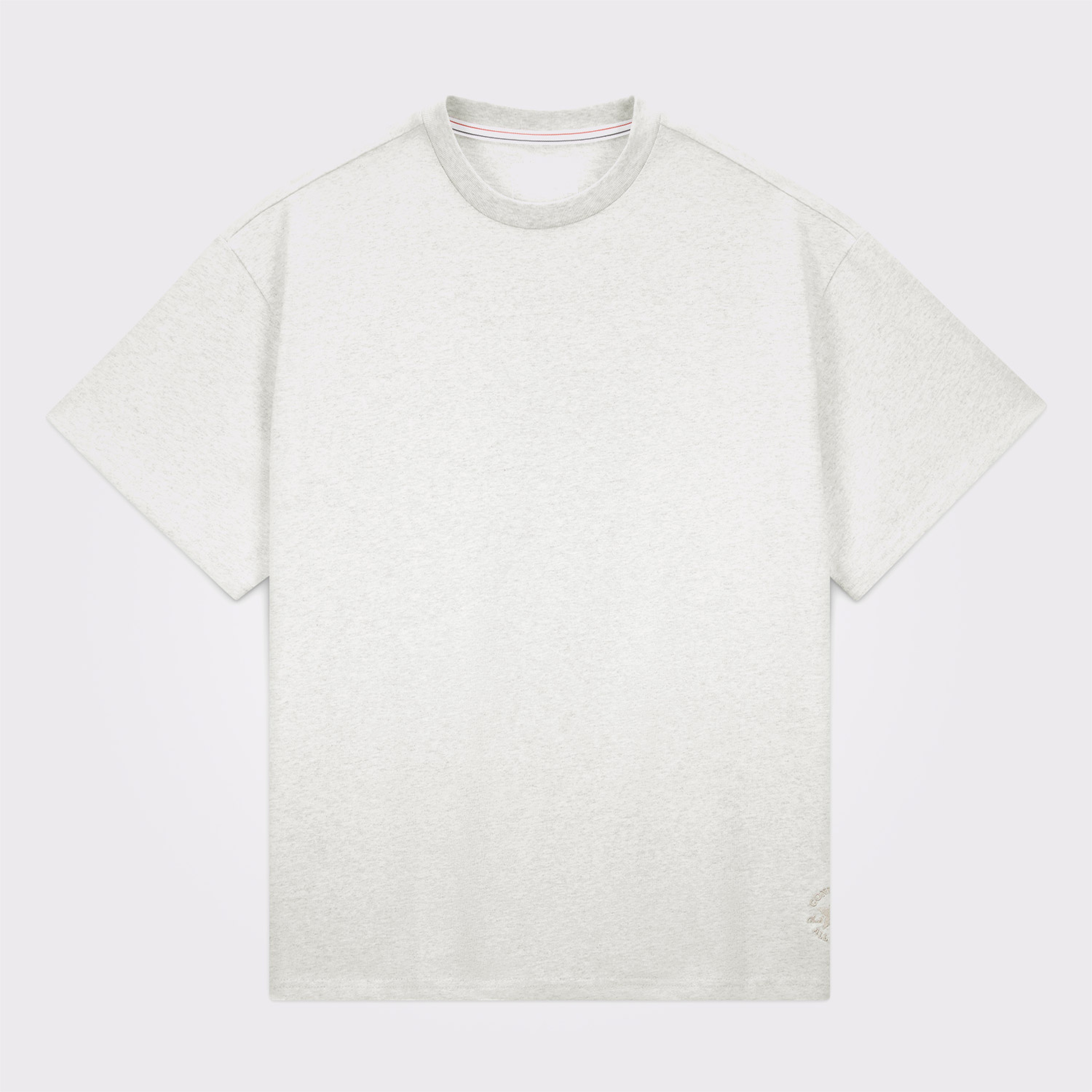 Converse Unisex Loose Fit Gri T-Shirt