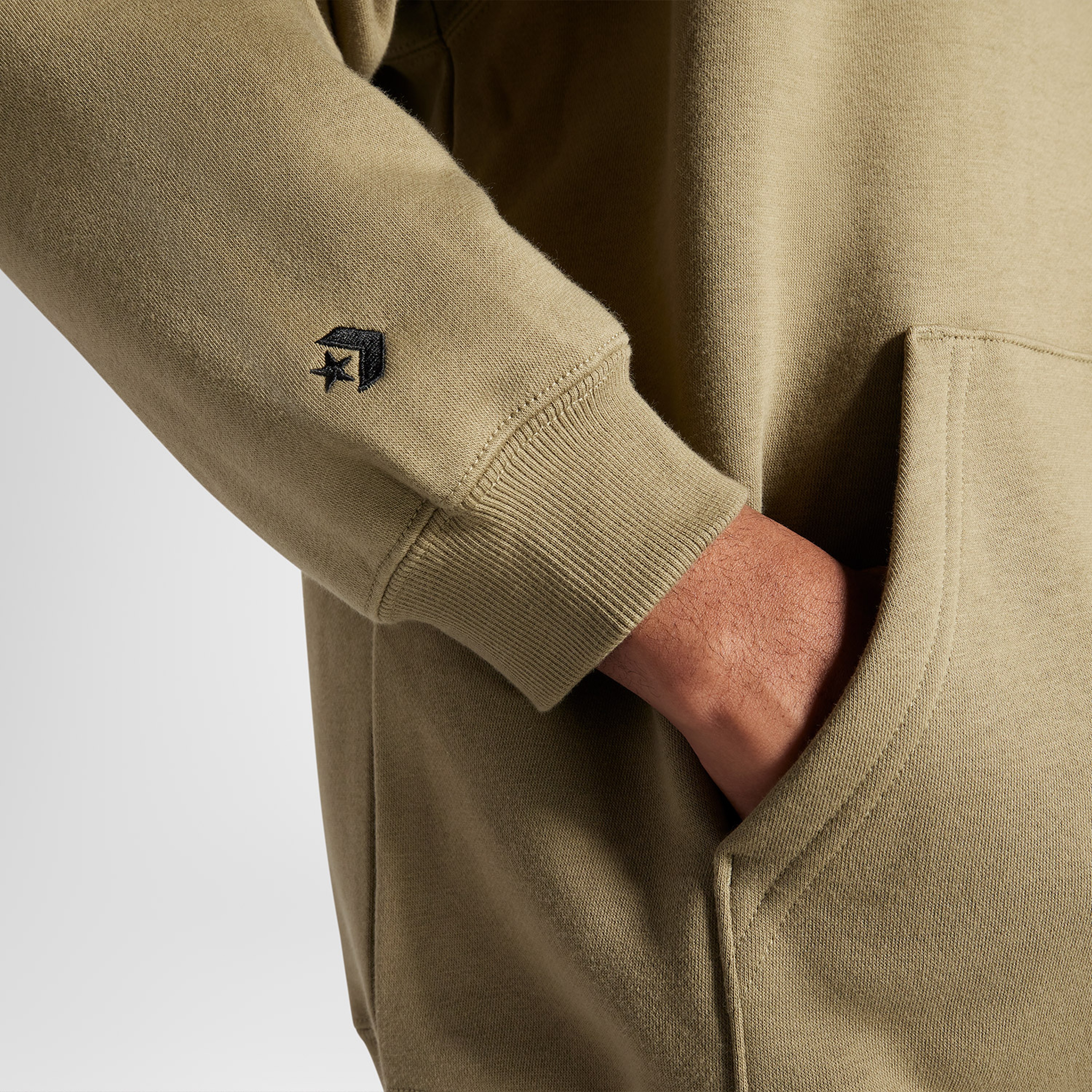 Converse Cons Erkek Haki Hoodie