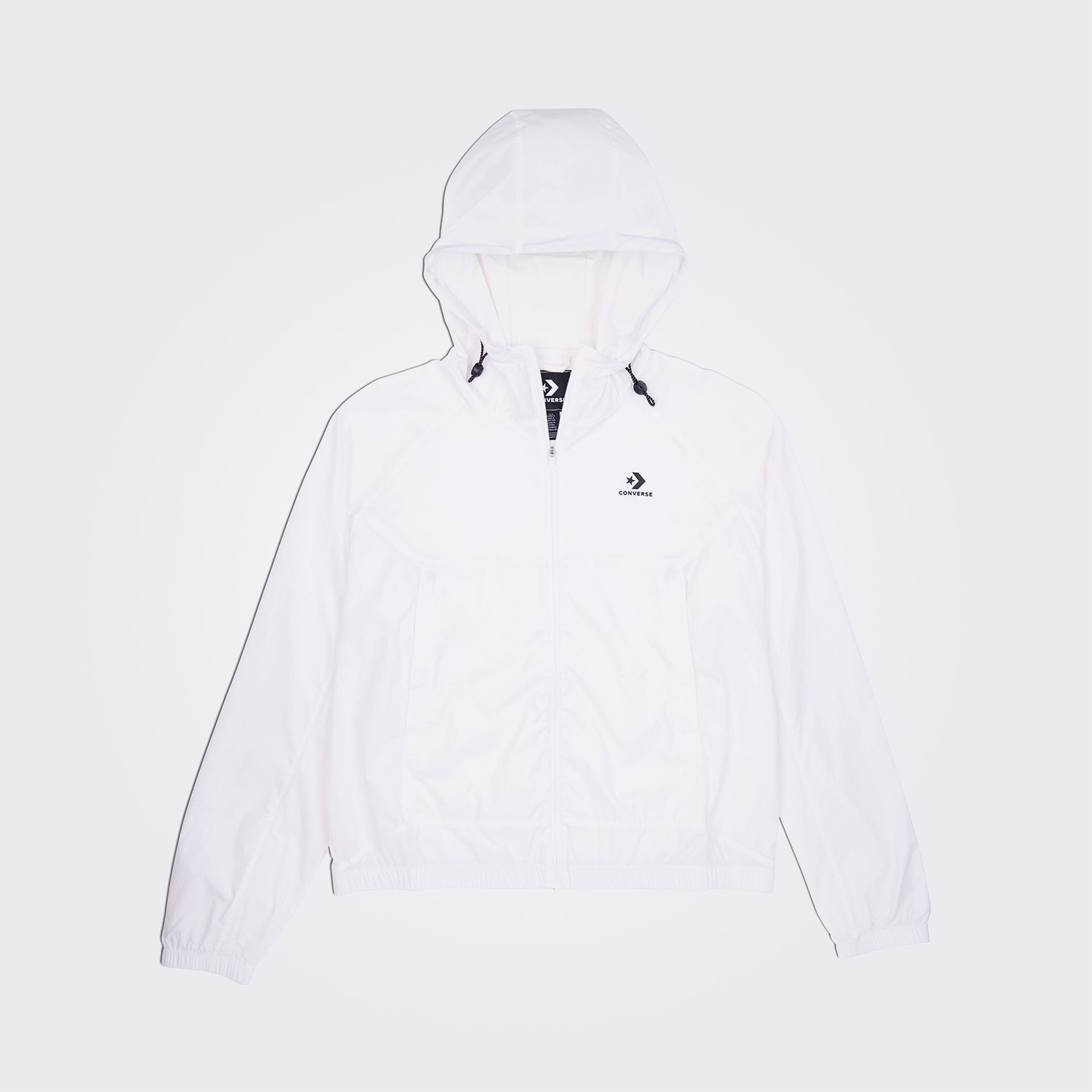 Converse Lightweight Windbreaker Kadın Beyaz Ceket