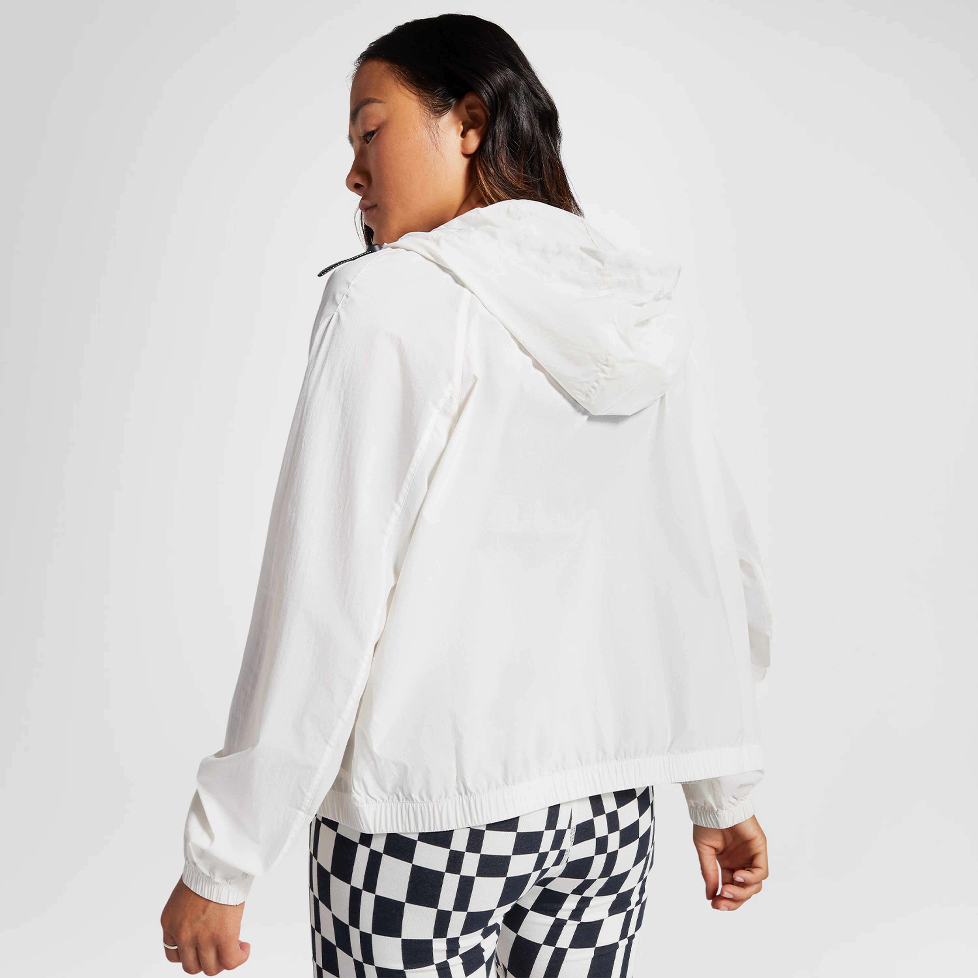 Converse Lightweight Windbreaker Kadın Beyaz Ceket