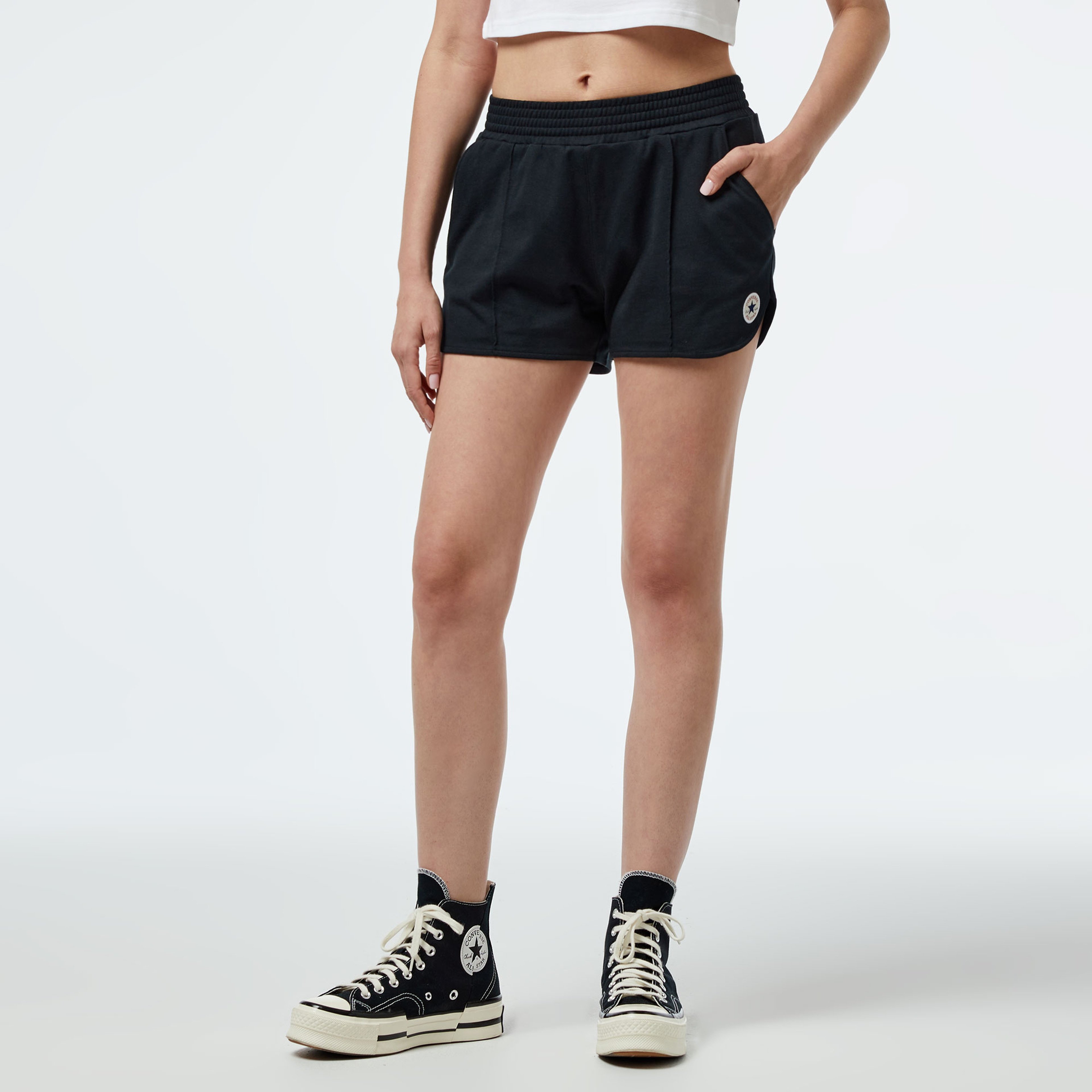 Converse Retro Kadın Siyah Şort