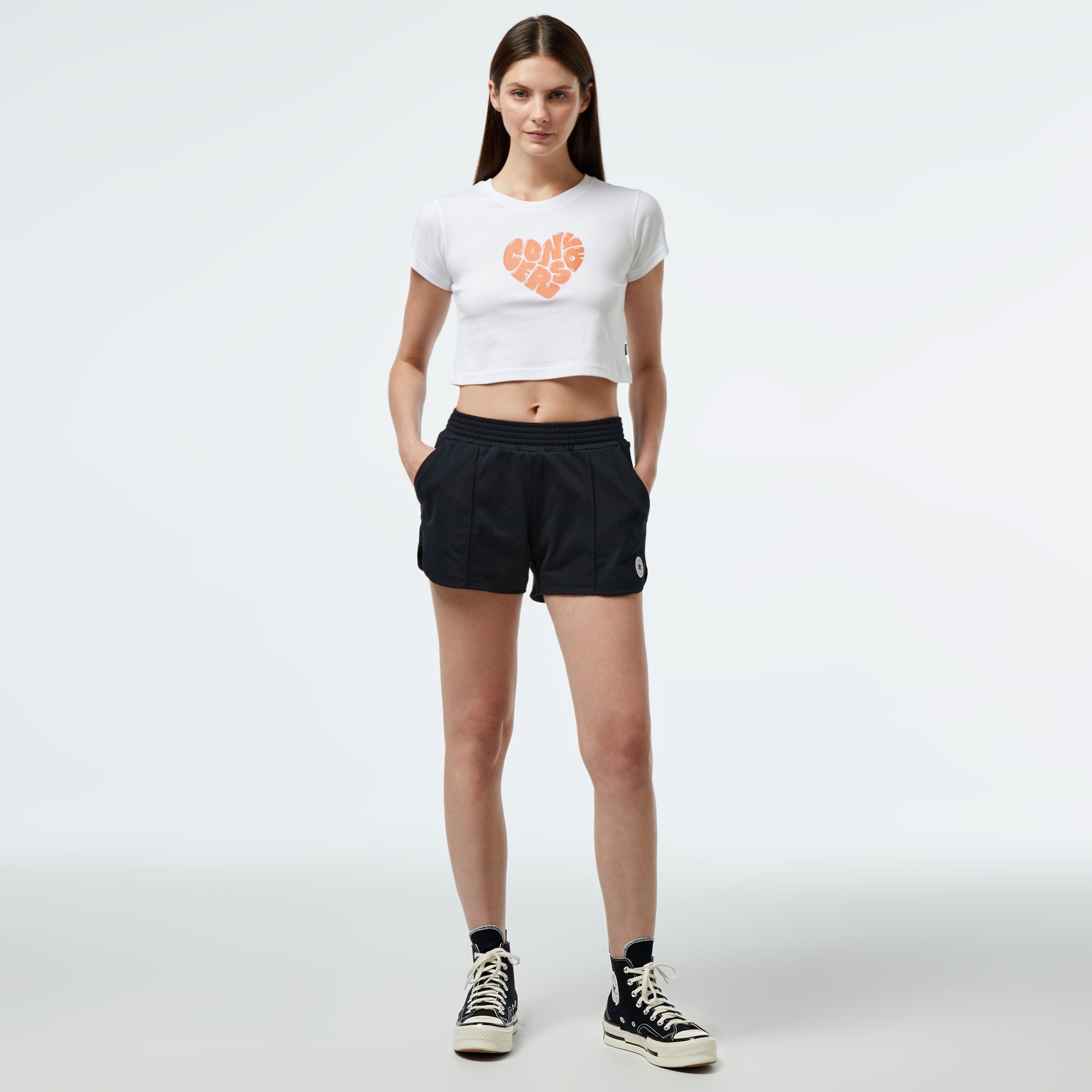 Converse Retro Kadın Siyah Şort