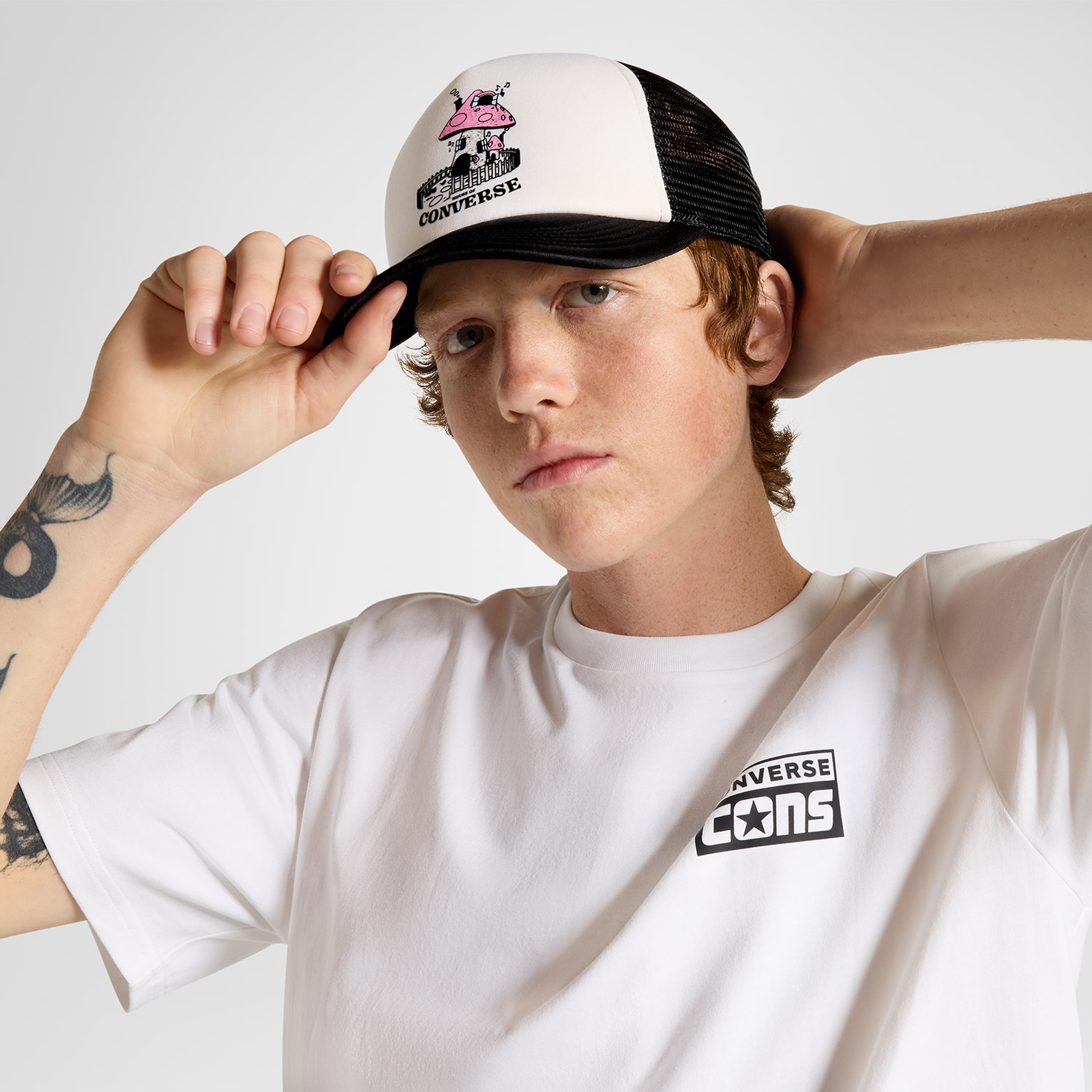 Converse CONS Unisex Baskılı Siyah Şapka