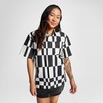 Converse Classic Desenli Kadın Siyah Gömlek