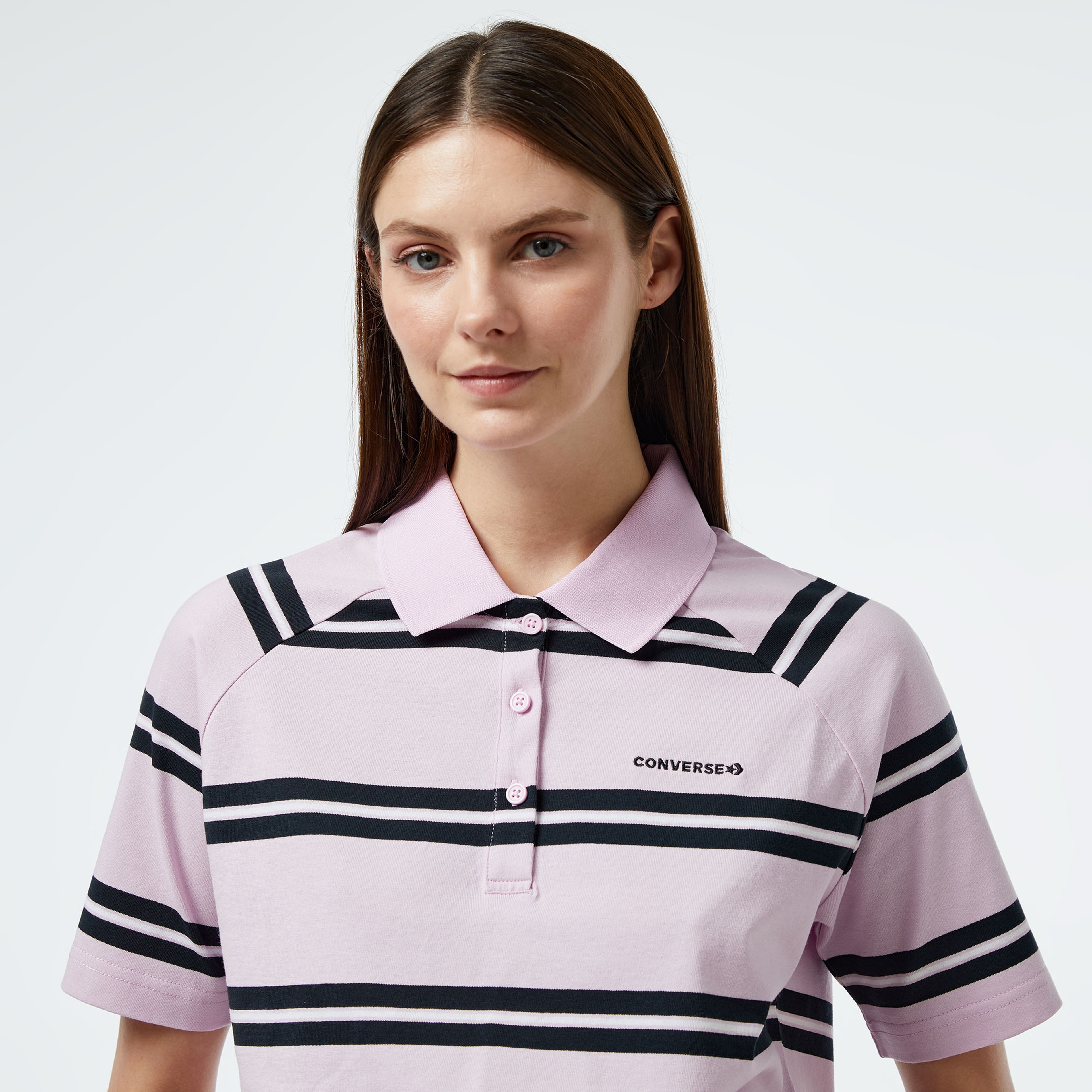 Converse Marquis Çizgili Kadın Lila Polo