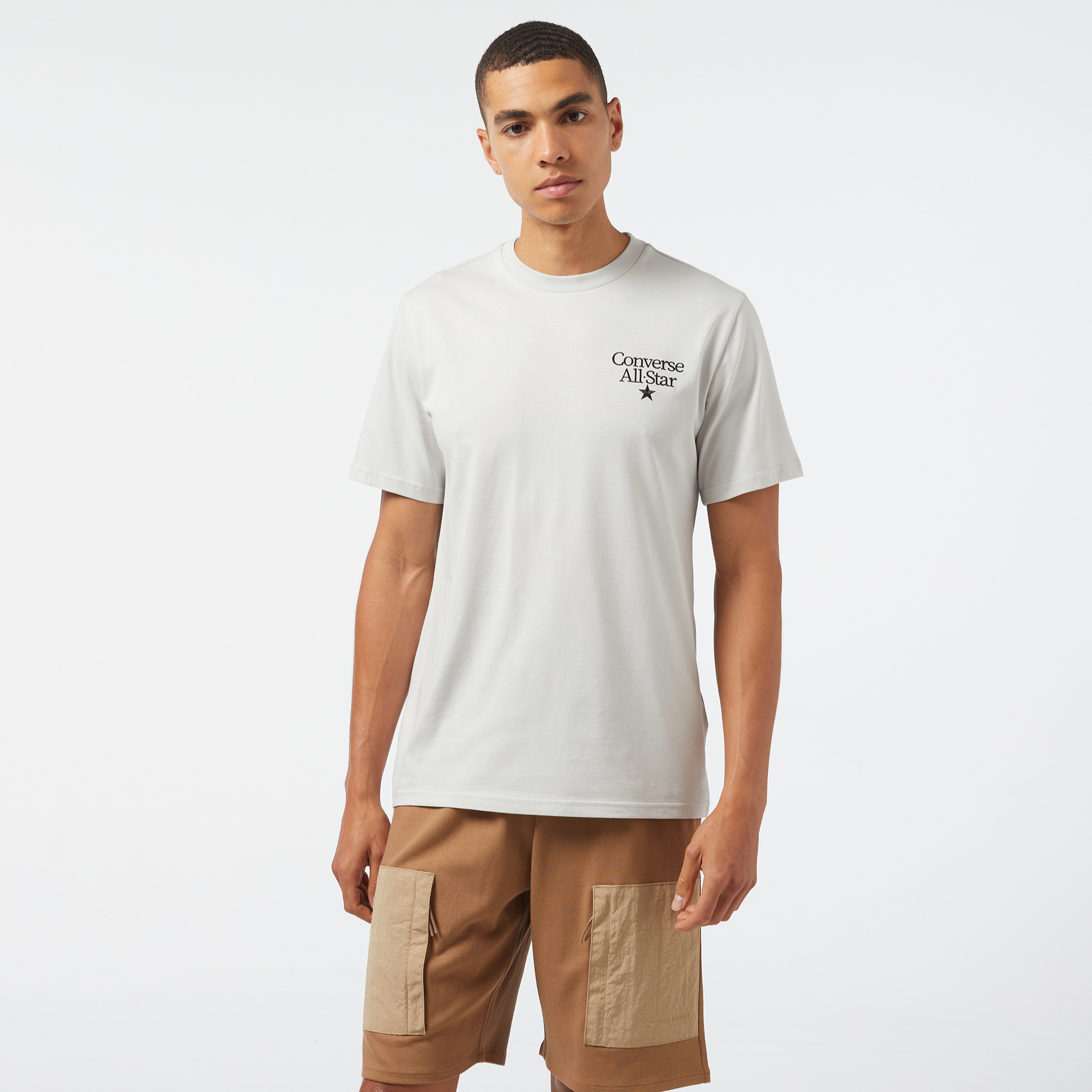 Converse All Star Erkek Beyaz T-Shirt