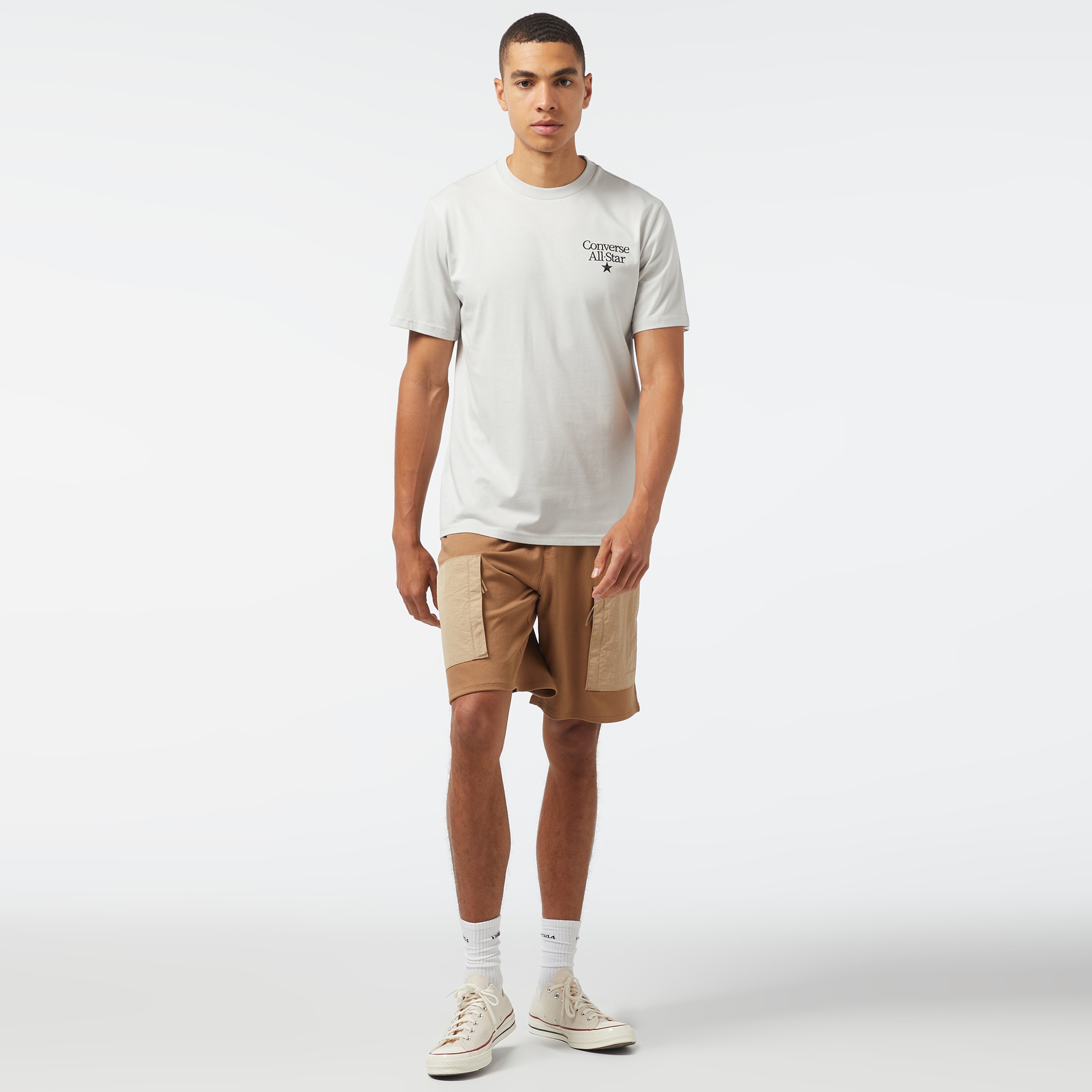 Converse All Star Erkek Beyaz T-Shirt