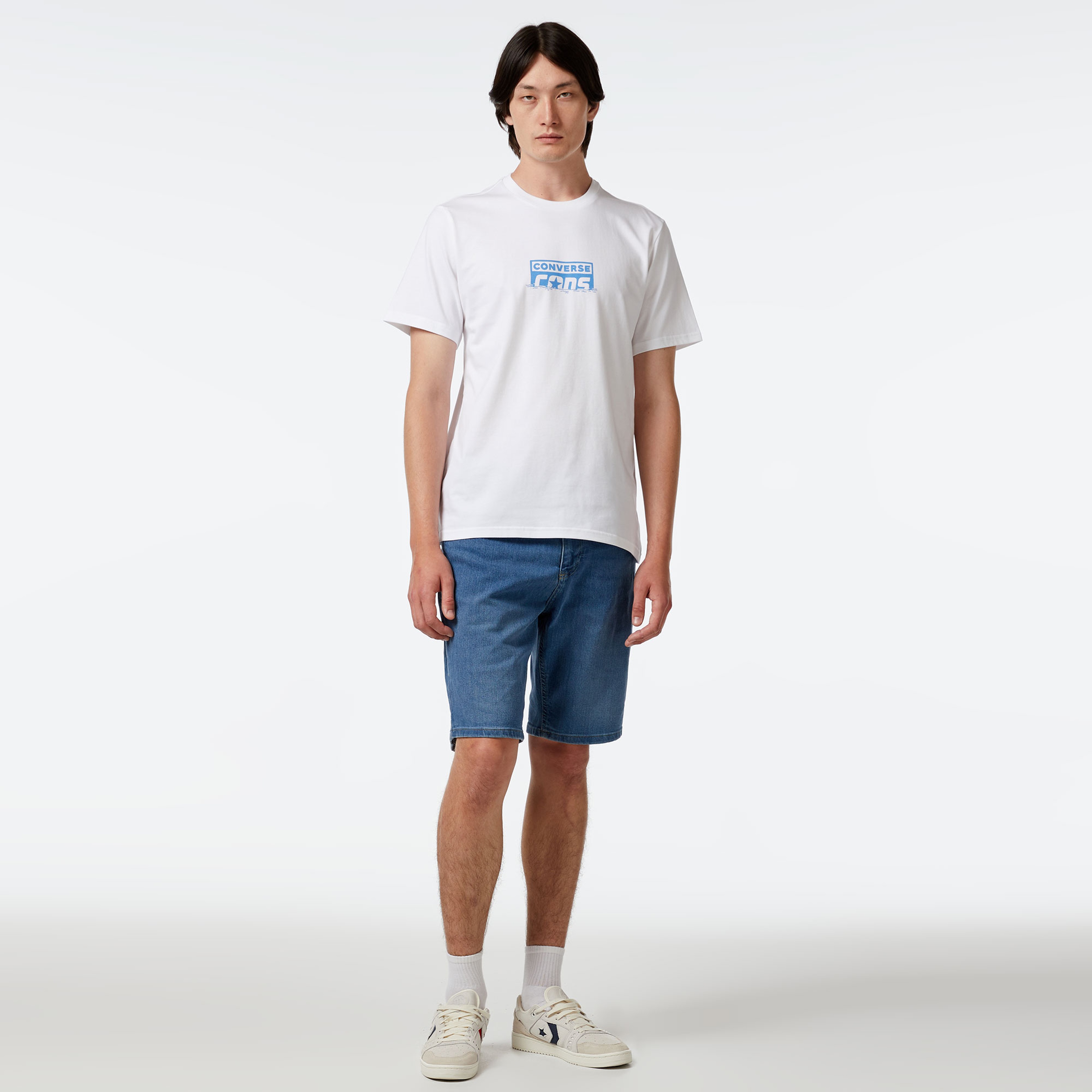 Converse Skeleton Water Ski Erkek Beyaz T-Shirt