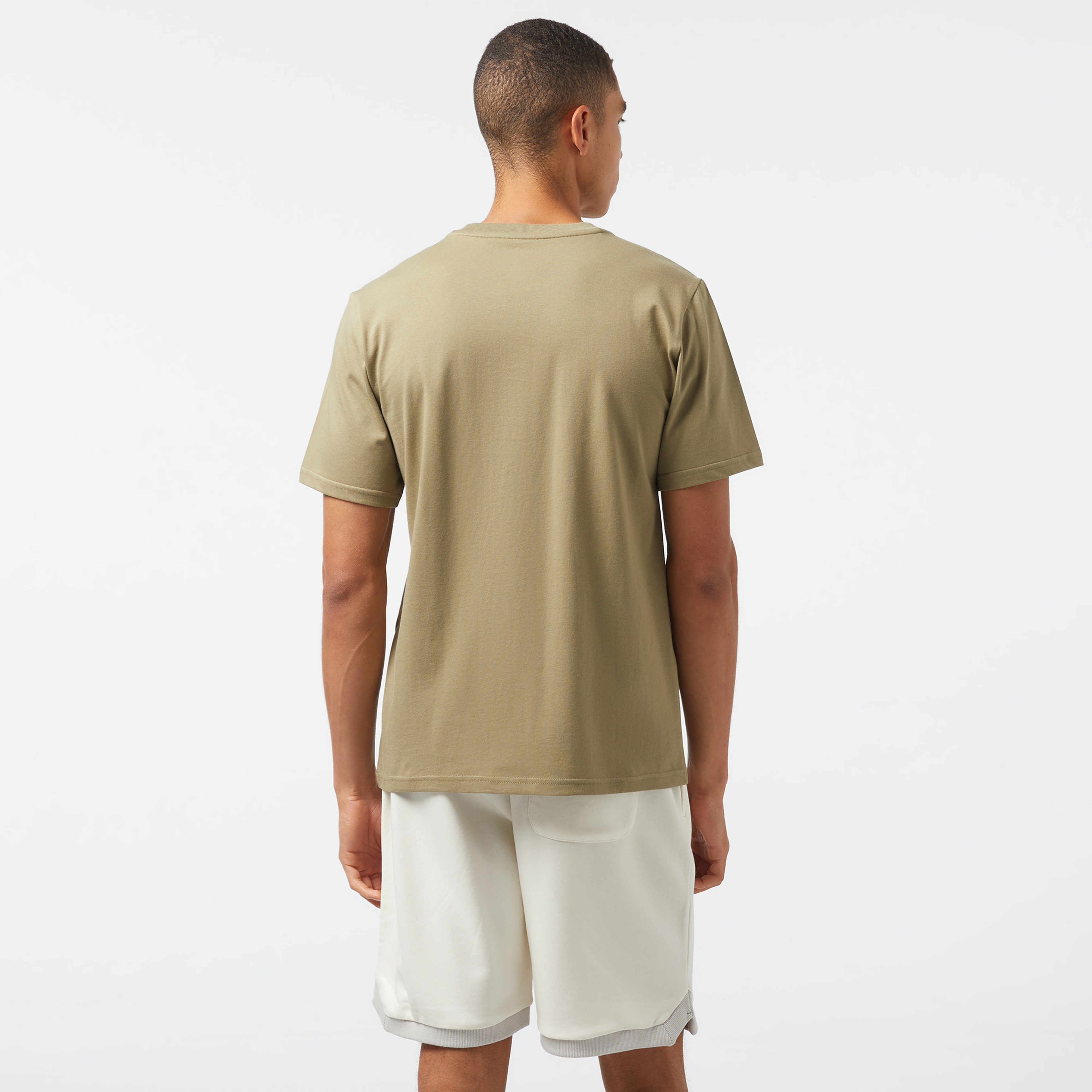 Converse Distorted Erkek Haki T-Shirt