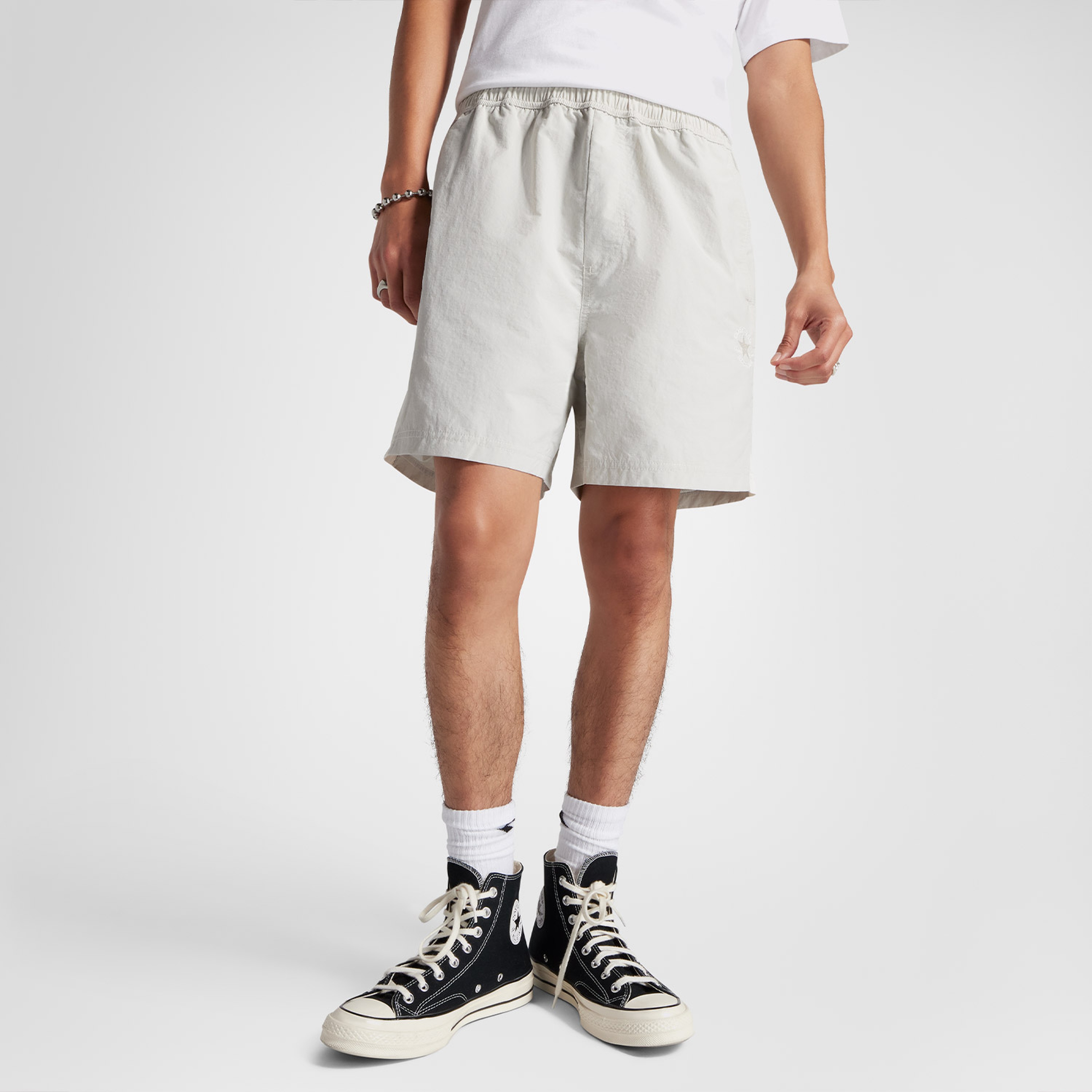 Converse Starsprinter Renk Bloklu Erkek Bej Şort