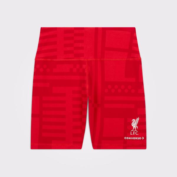 Converse x LFC  Desenli Kadın Kırmızı Tayt