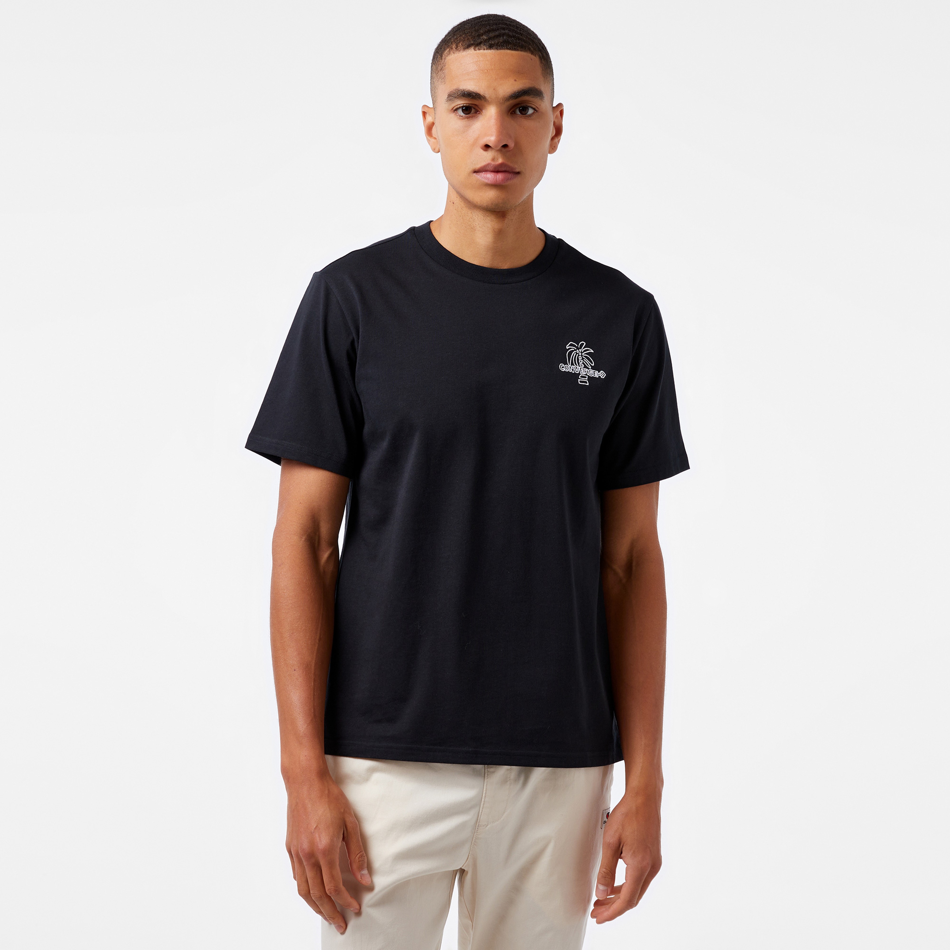 Converse Classic Erkek Siyah T-Shirt