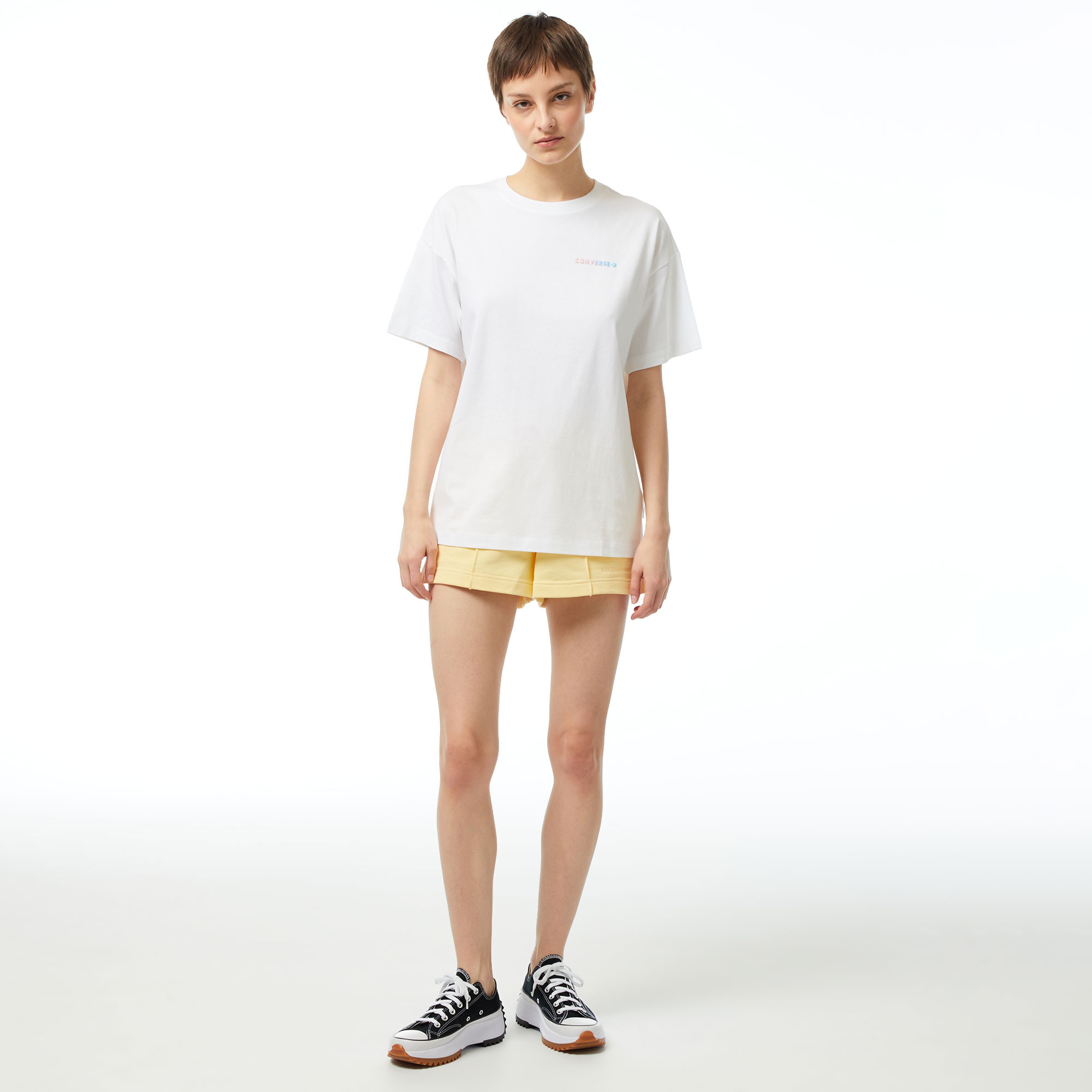 Converse Desert Festival Loose Fit Kadın Beyaz T-Shirt