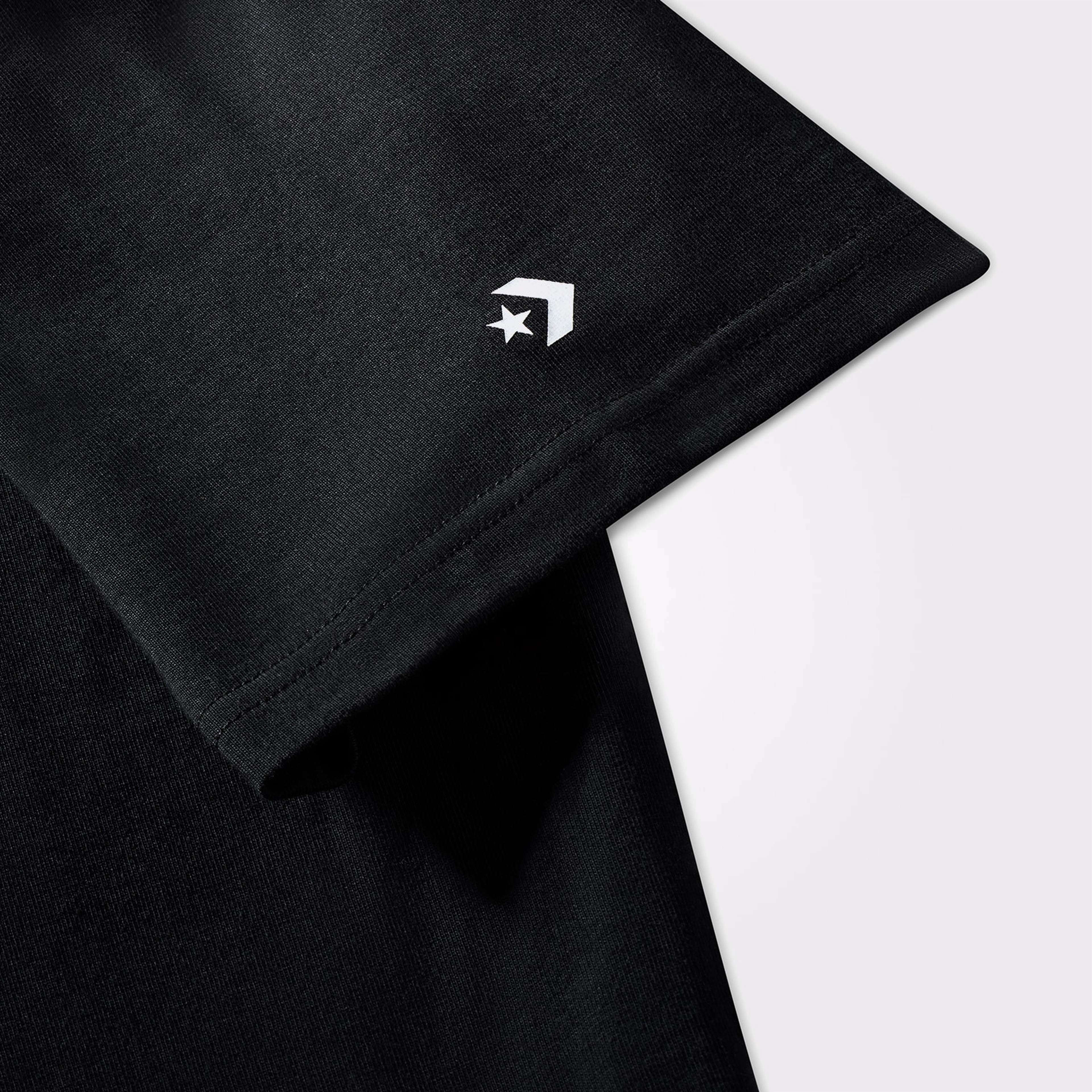 Converse Classic Unisex Siyah T-Shirt