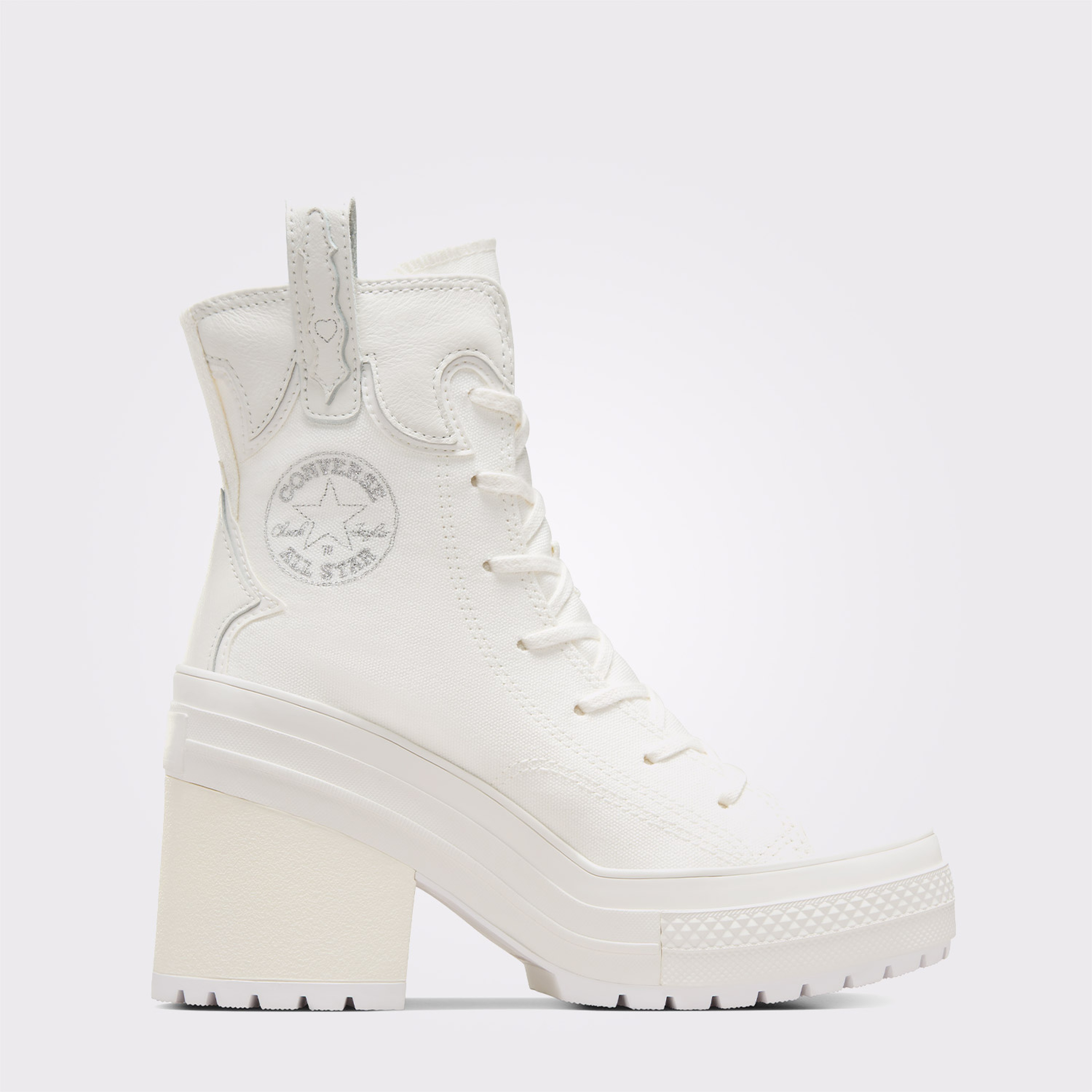 Converse Chuck 70 De Luxe Heel Kadın Beyaz Platform Sneaker