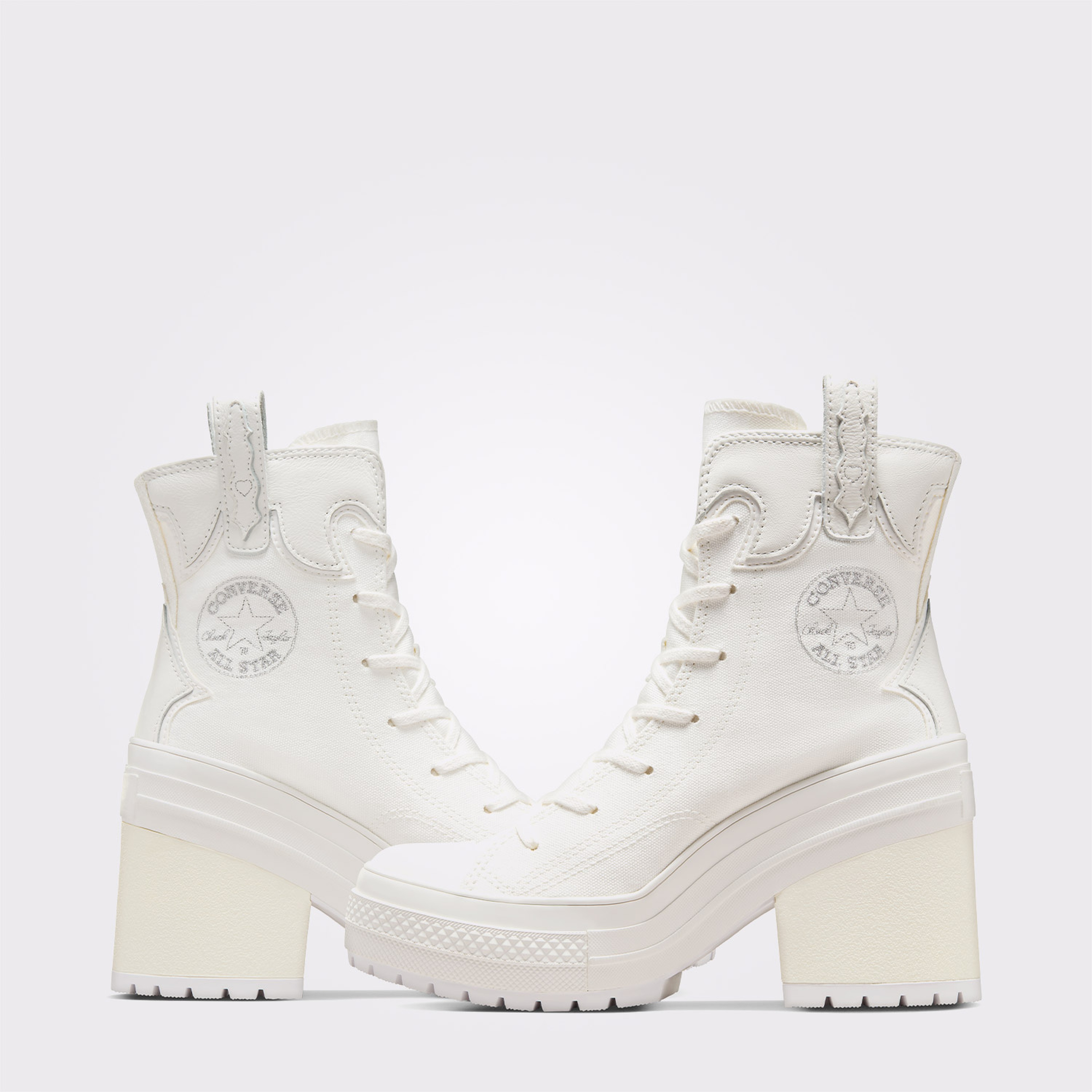 Converse Chuck 70 De Luxe Heel Kadın Beyaz Platform Sneaker