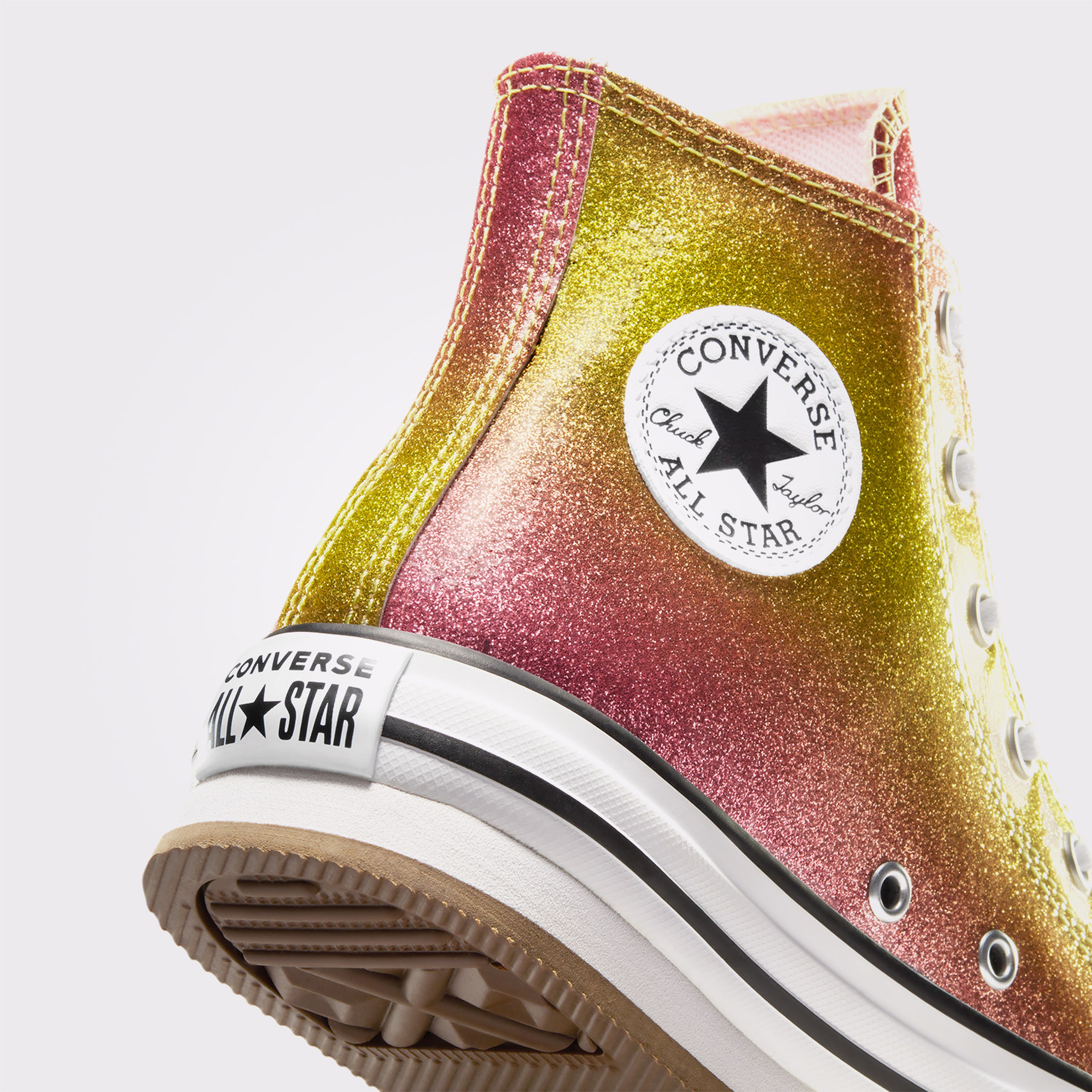 Converse Chuck Taylor All Star EVA Lift Citrus Glitz Çocuk Sarı Platform Sneaker