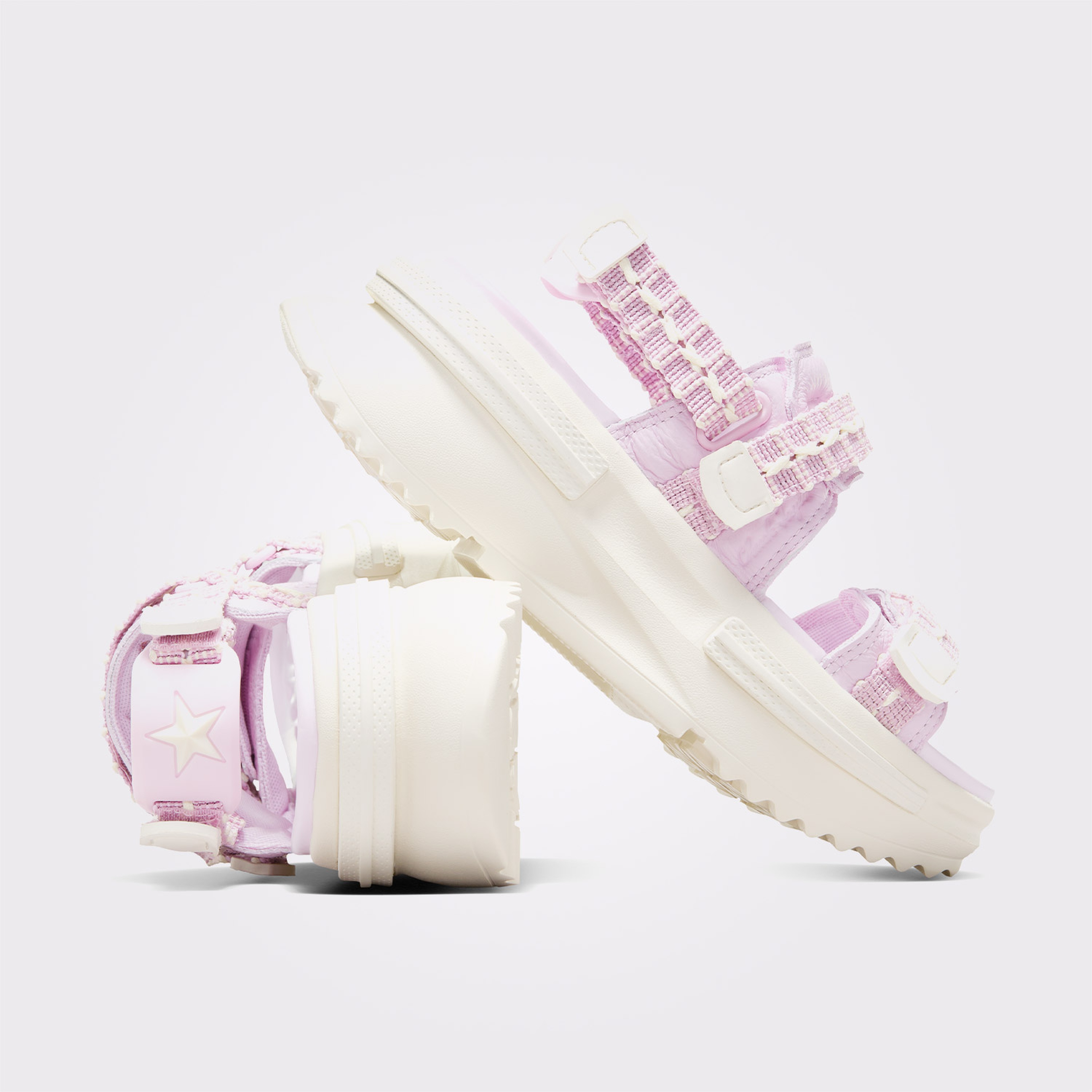 Converse Run Star Utility Cx Unisex Pembe Platform Sandalet