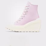Converse Chuck 70 De Luxe Wedge Unisex Pembe Platform Sneaker