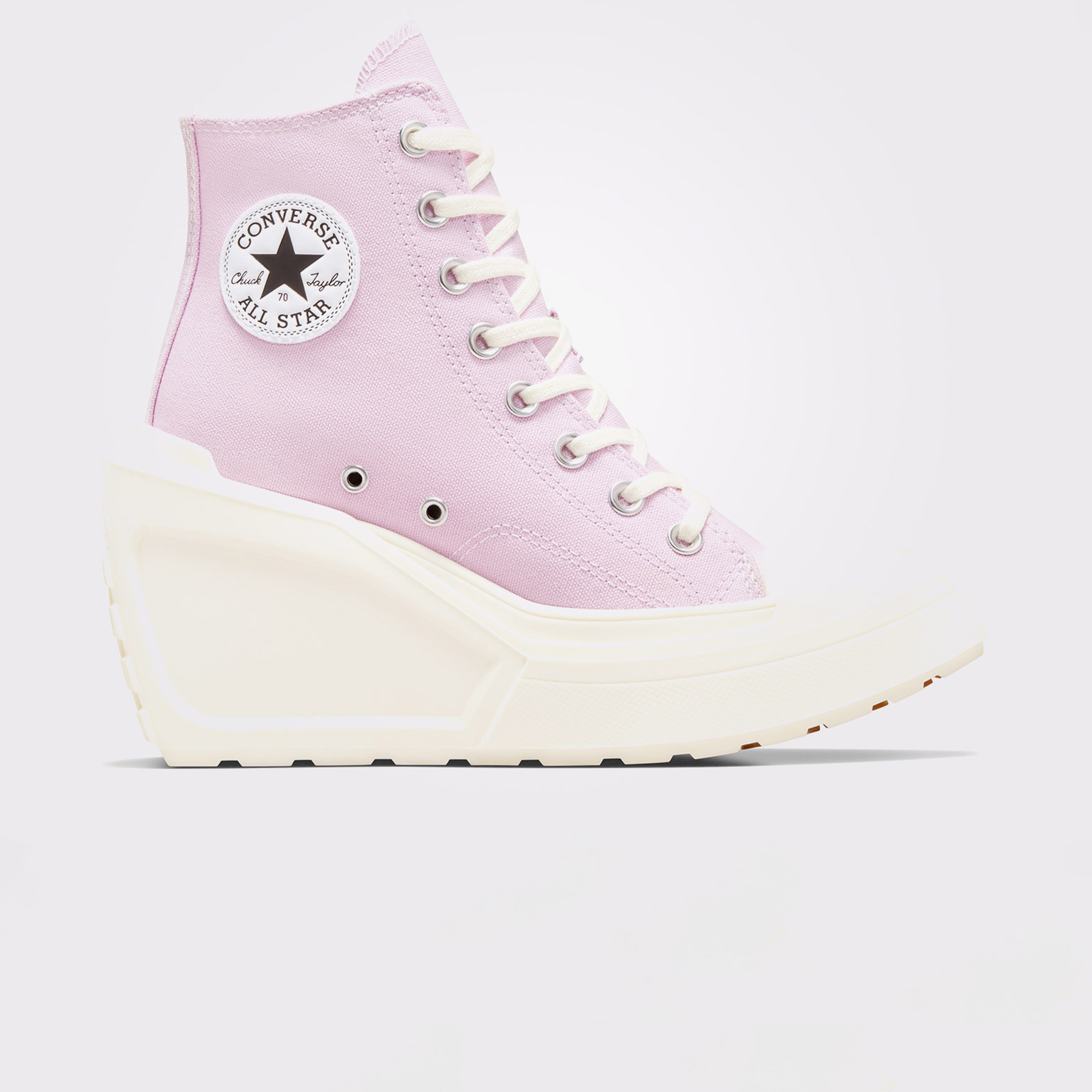 Converse Chuck 70 De Luxe Wedge Unisex Pembe Platform Sneaker