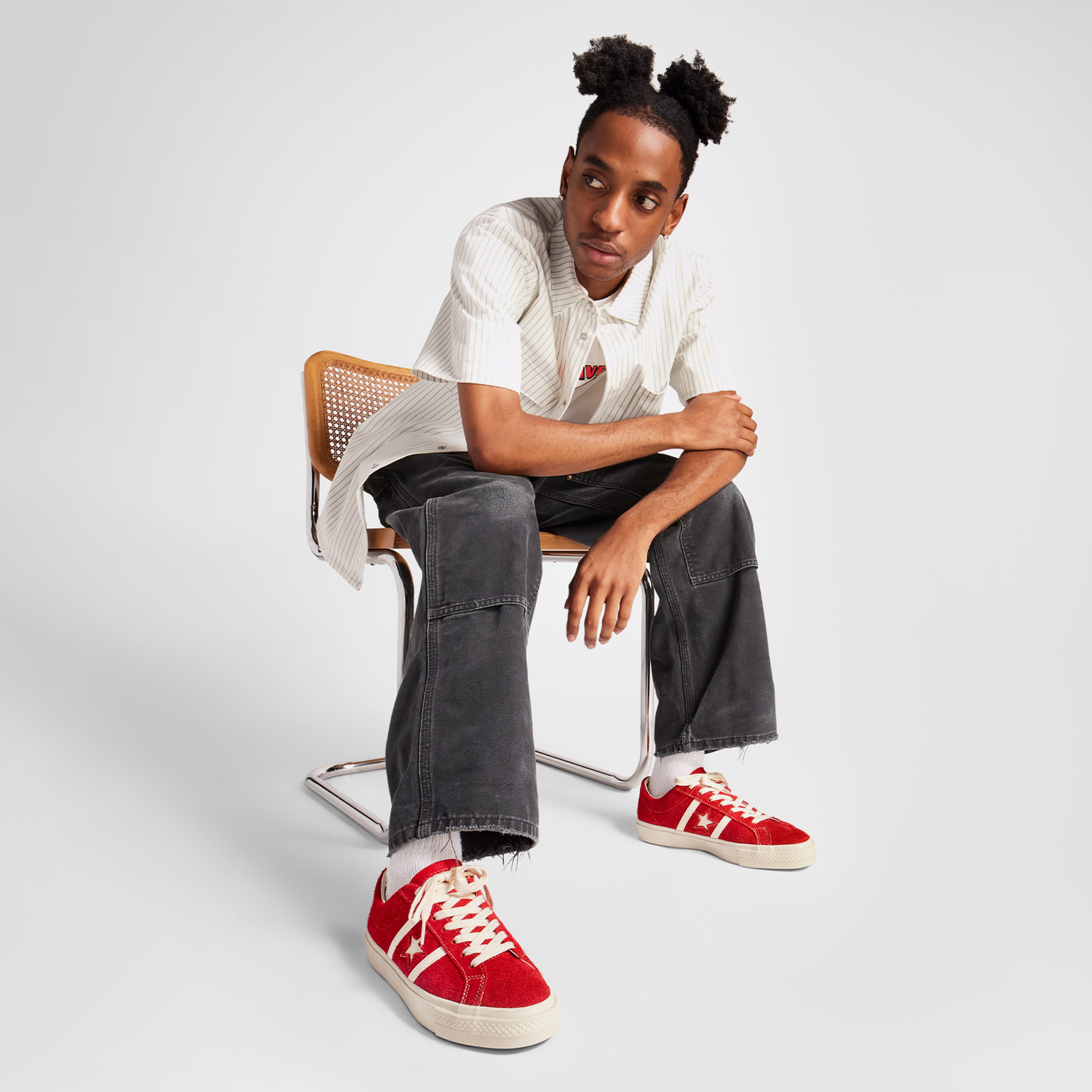 Converse One Star Academy Pro Unisex Kırmızı Sneaker