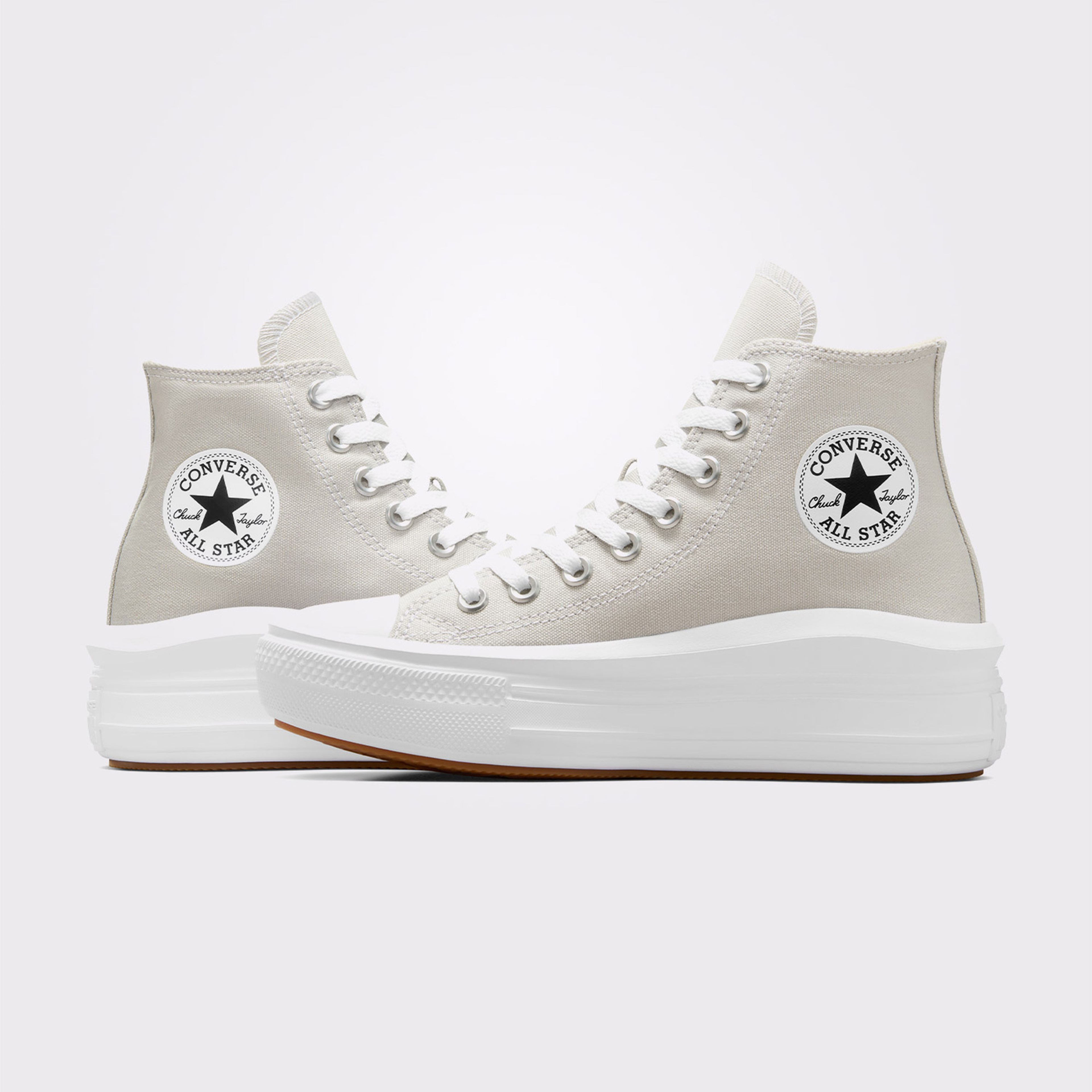 Converse Chuck Taylor All Star Move Unisex Gri Platform Sneaker