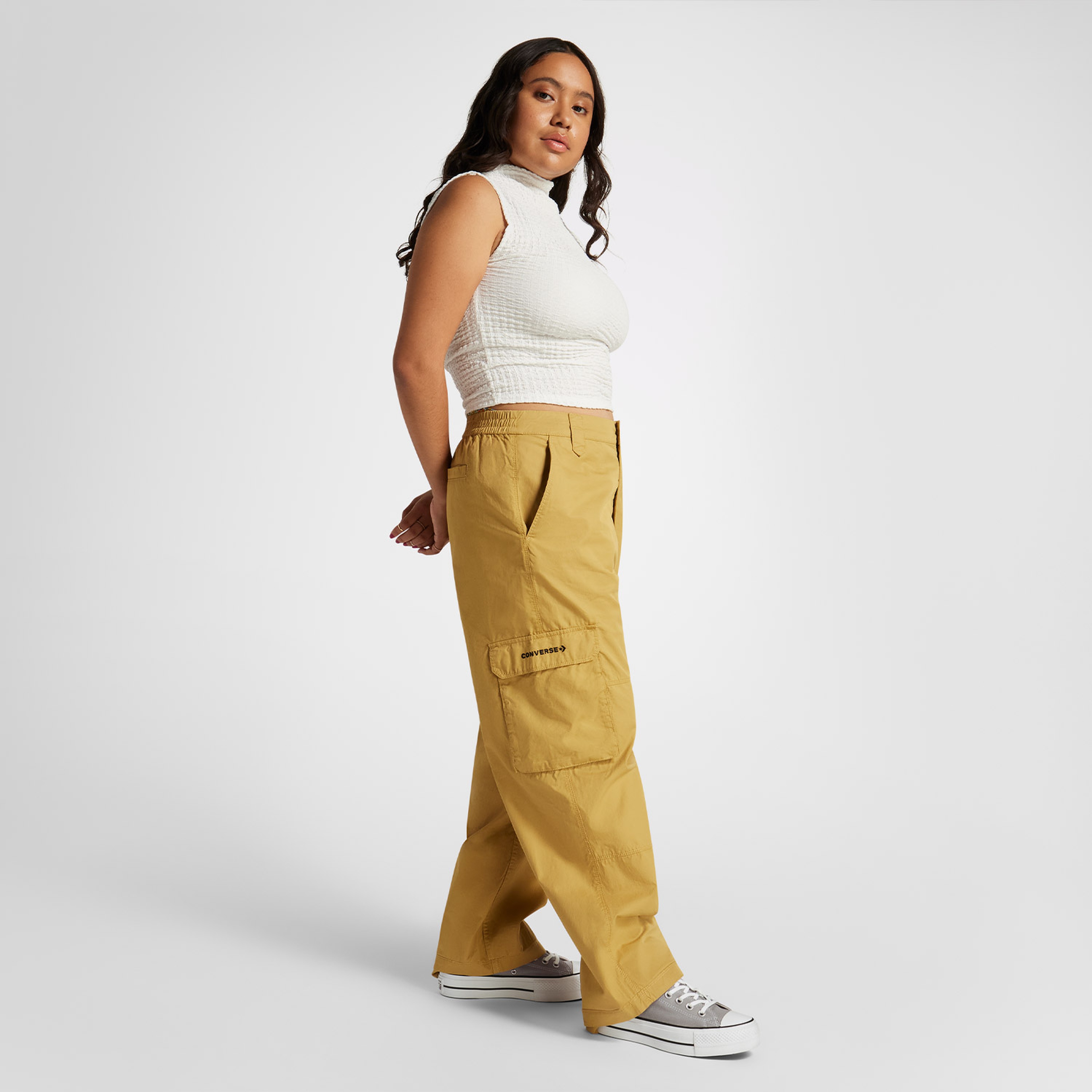 Converse Chuck Taylor All Star Lift Unisex Gri Platform Sneaker