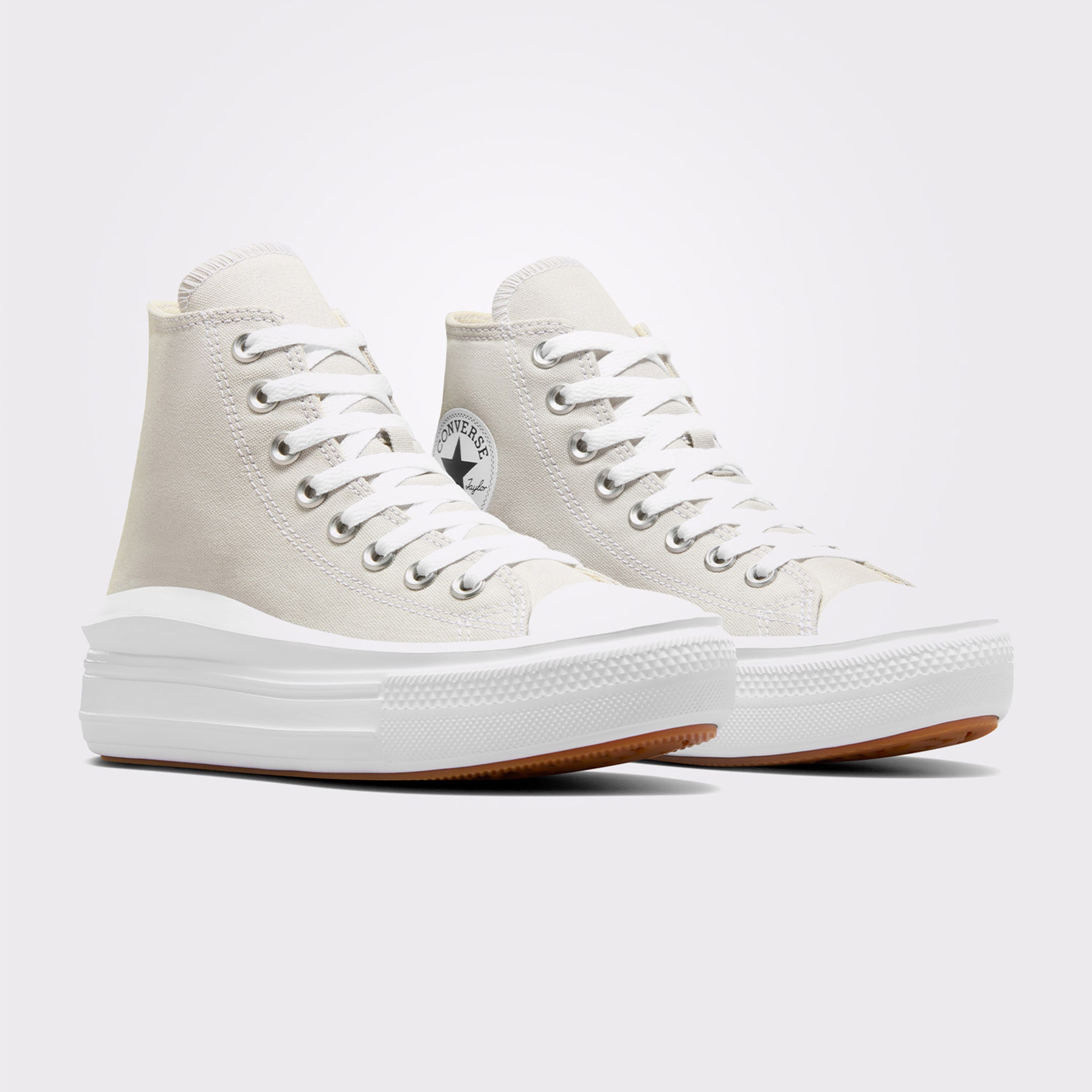 Converse Chuck Taylor All Star Move Unisex Gri Platform Sneaker